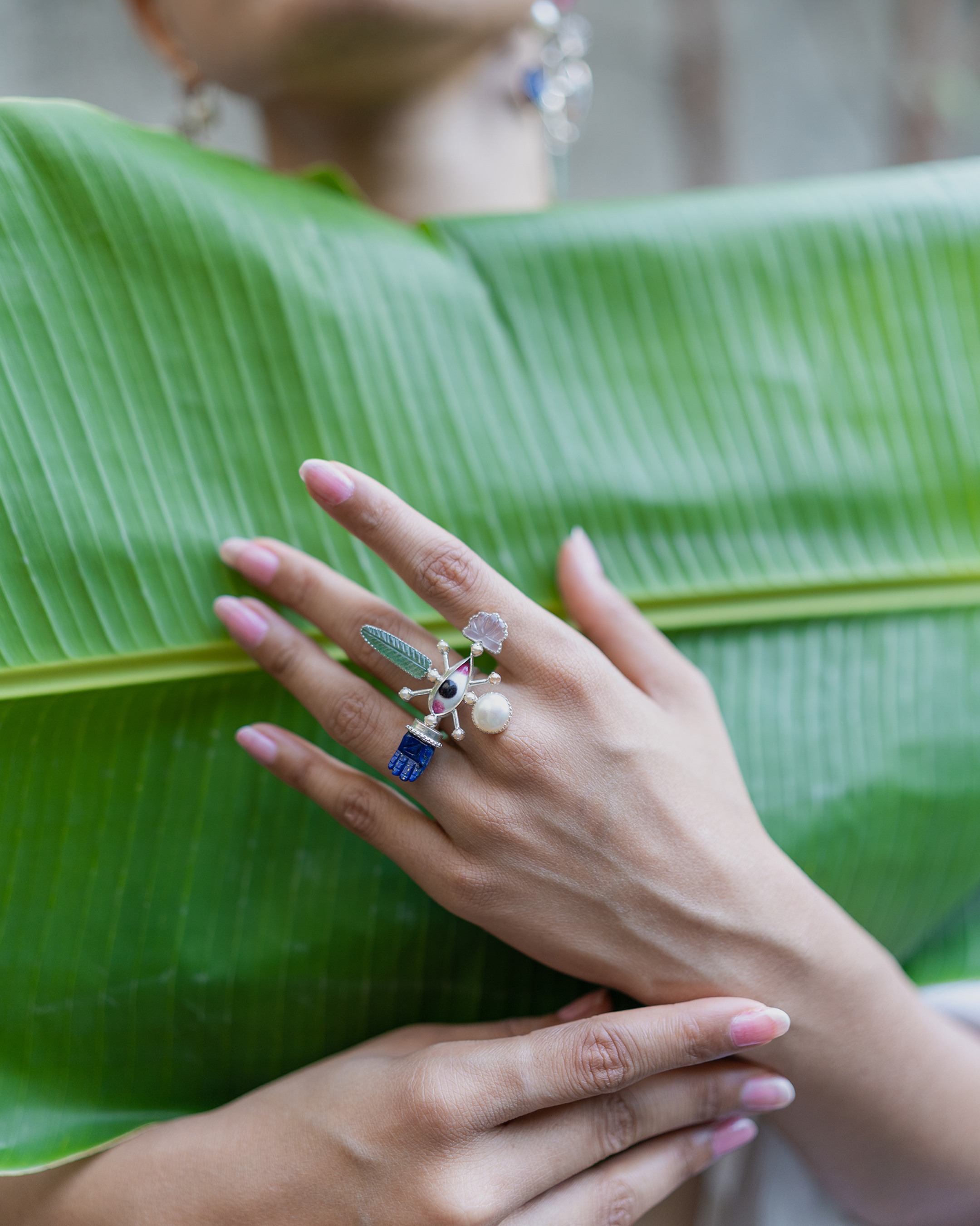 Pichwai Sharad Purnima Ring