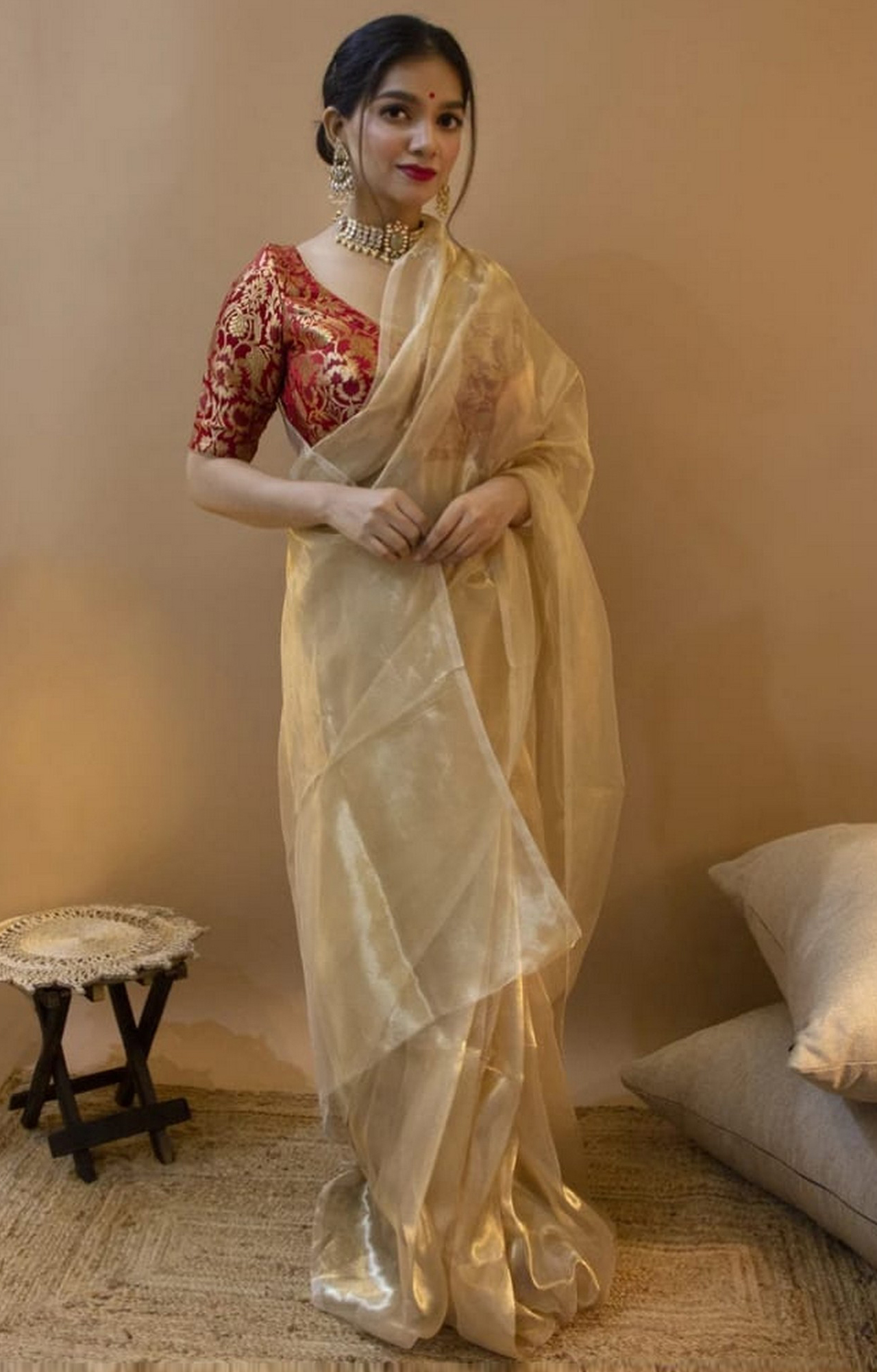 Solid Silk Saree