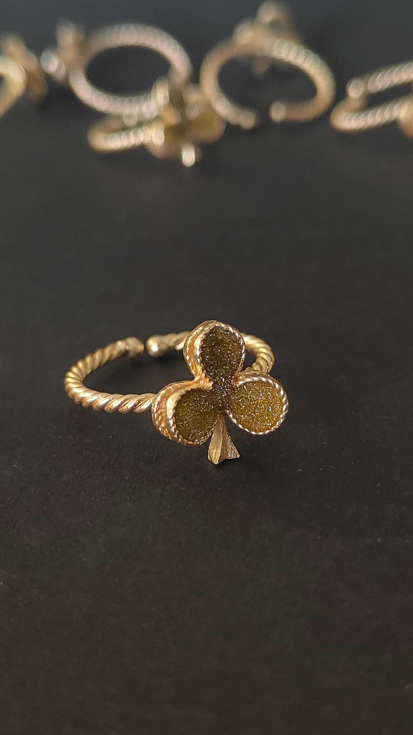 BeDecked Gold Club Ring