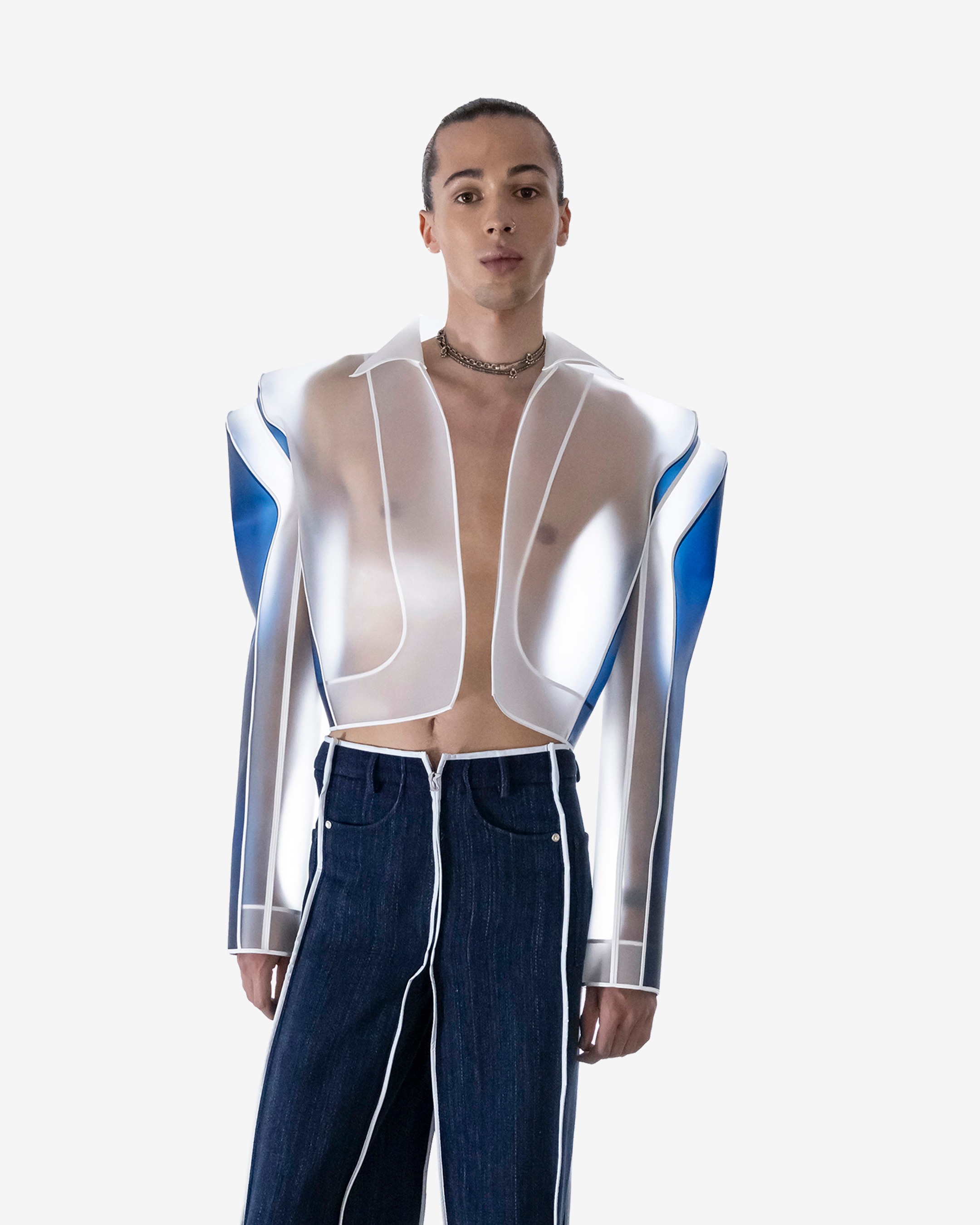 Contrast Rubber Jacket
