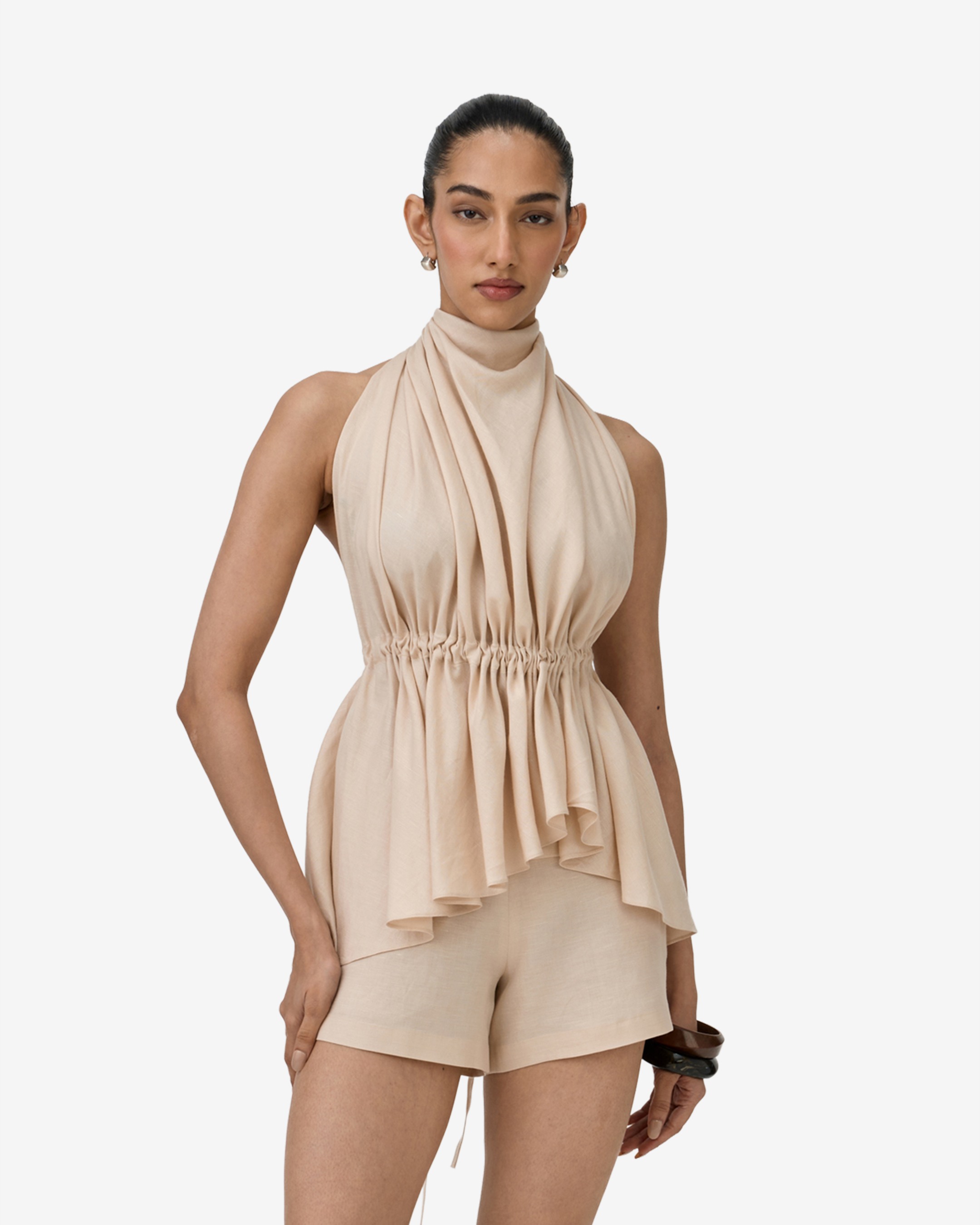 Naked Top Beige