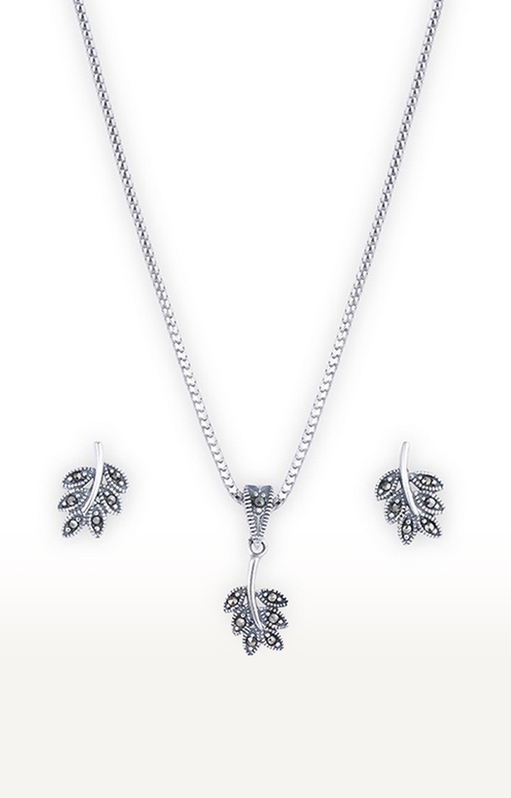 Touch925 | Enchanted Leafy Branch Pendant Set