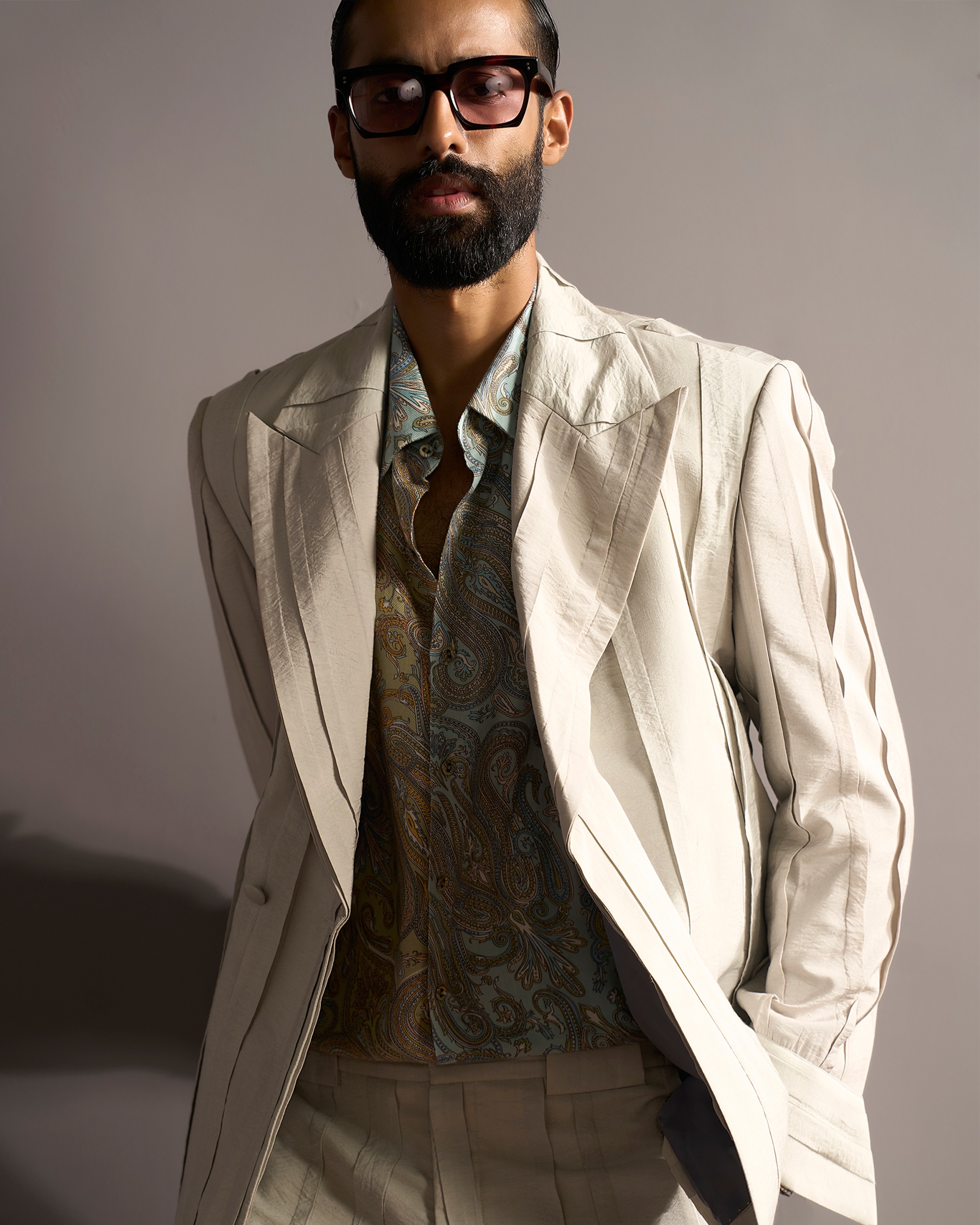 Selene Pleated Suit