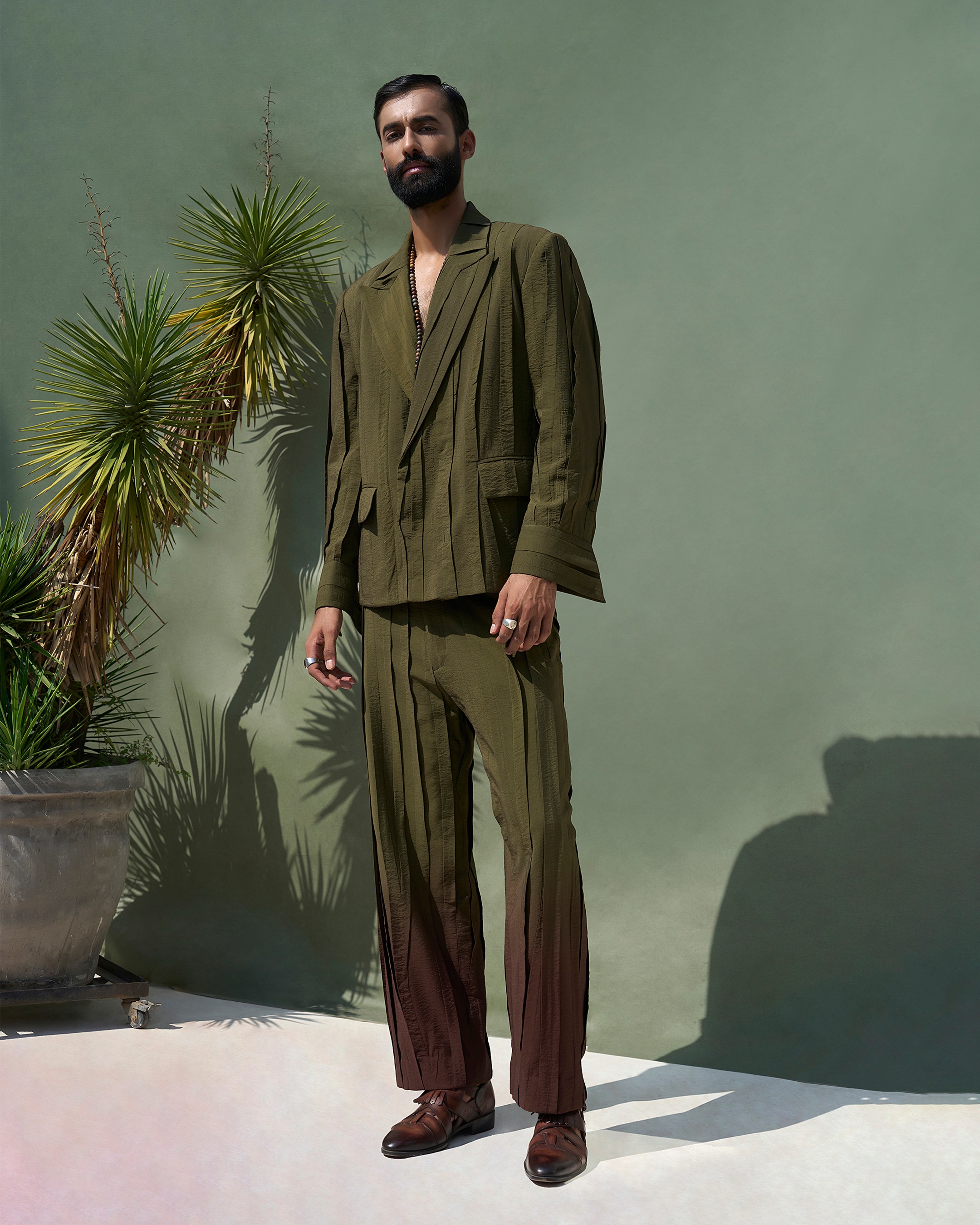 Pleated Mangrove Suit