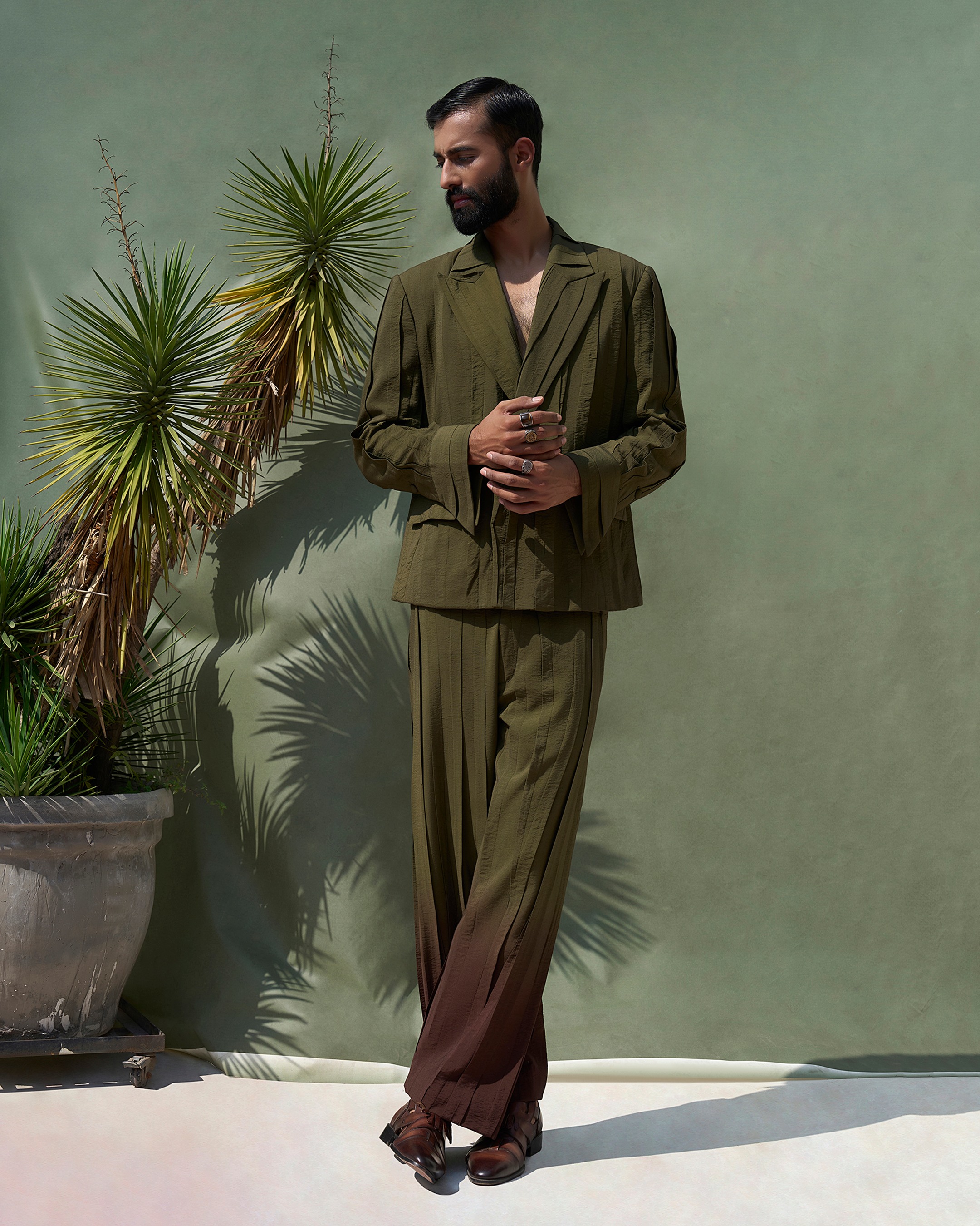 Pleated Mangrove Suit