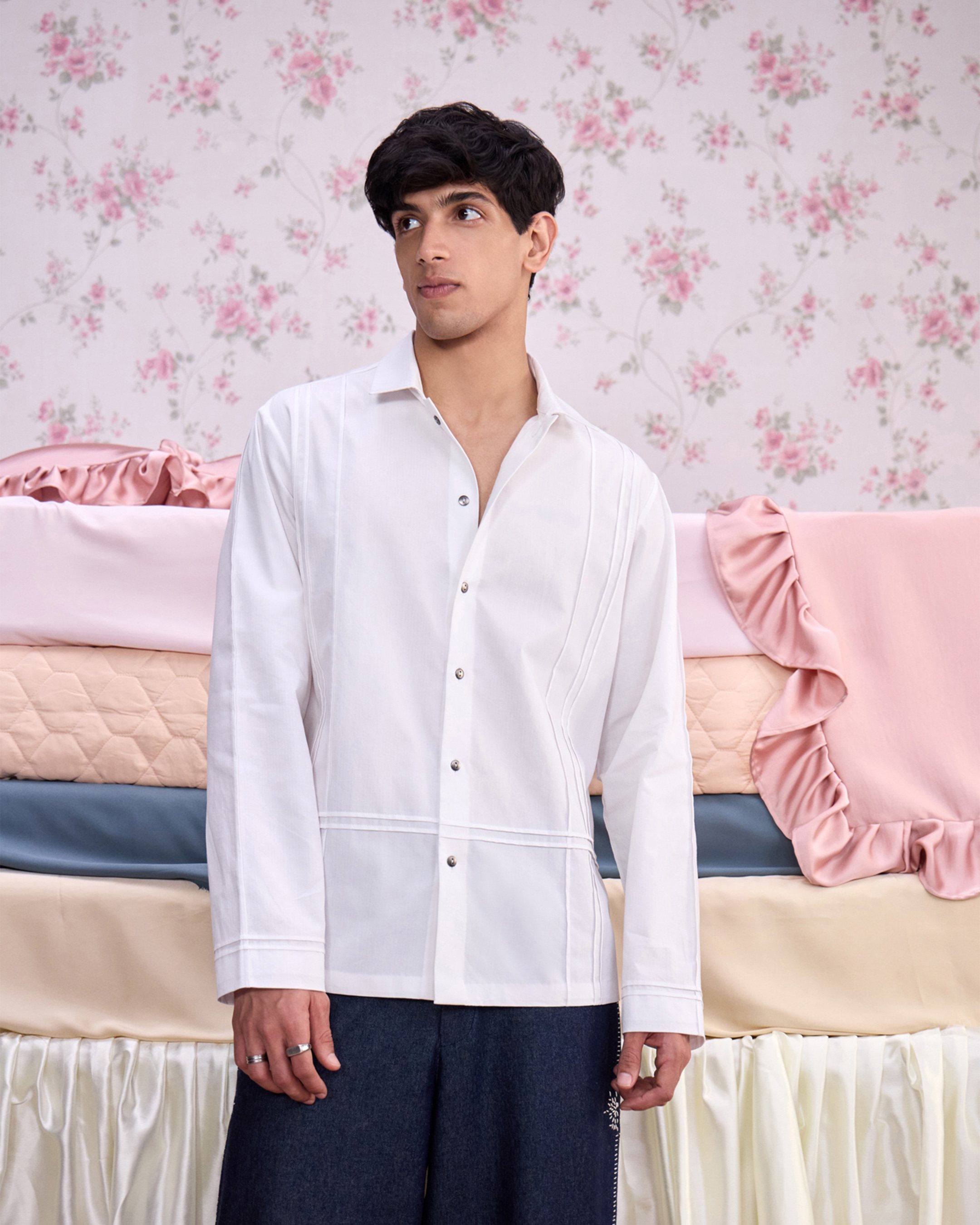 Pintuck Shirt