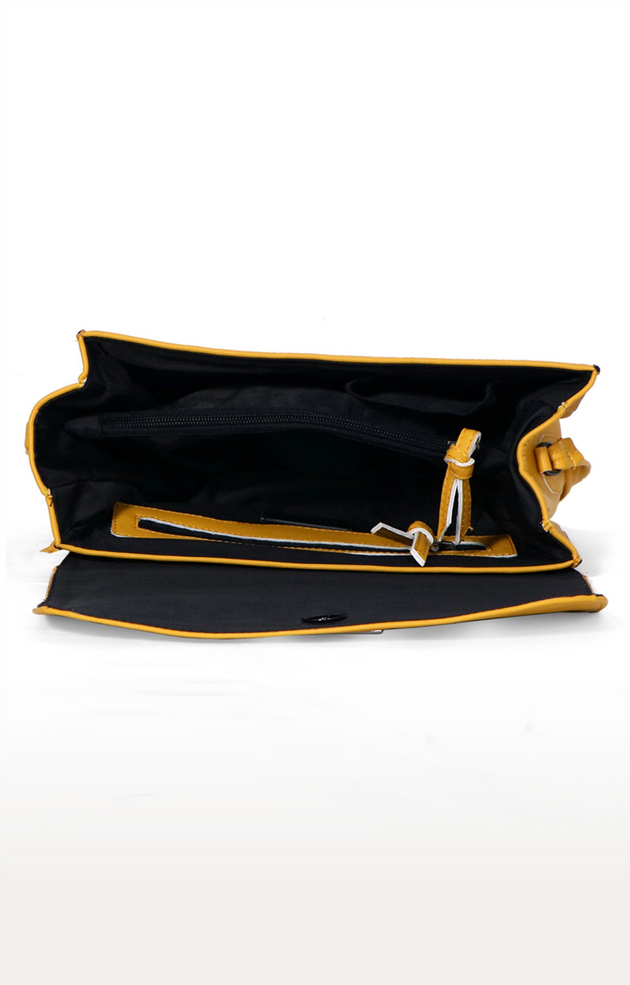 Diwaah Yellow Solid Sling Bags