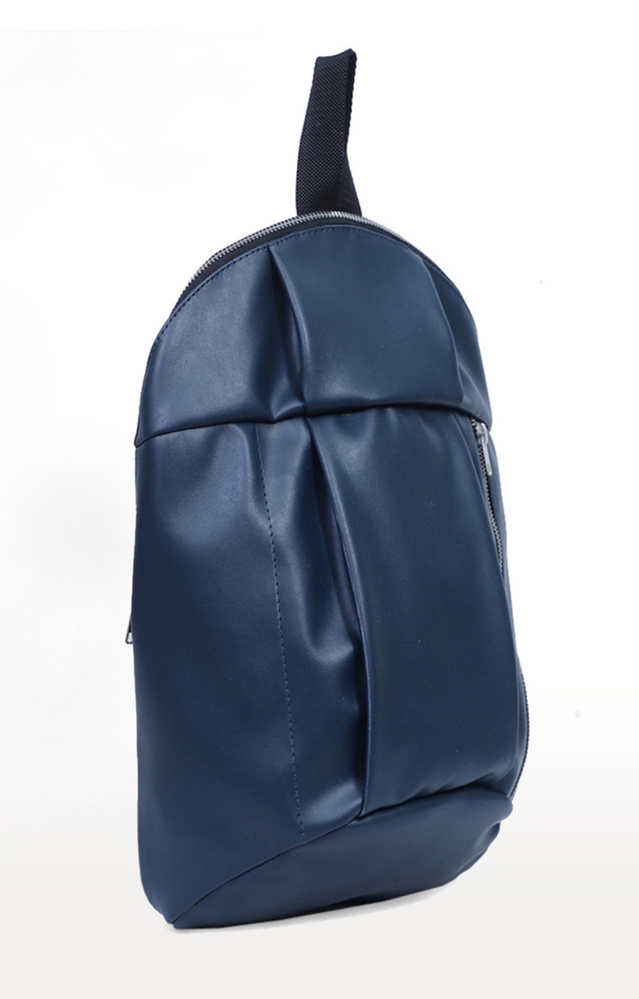 DIWAAH | Diwaah Blue Solid Backpacks 2