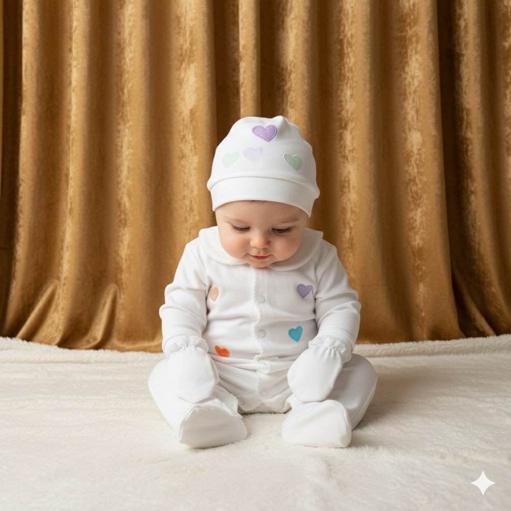 SnowDrop Love Romper Set