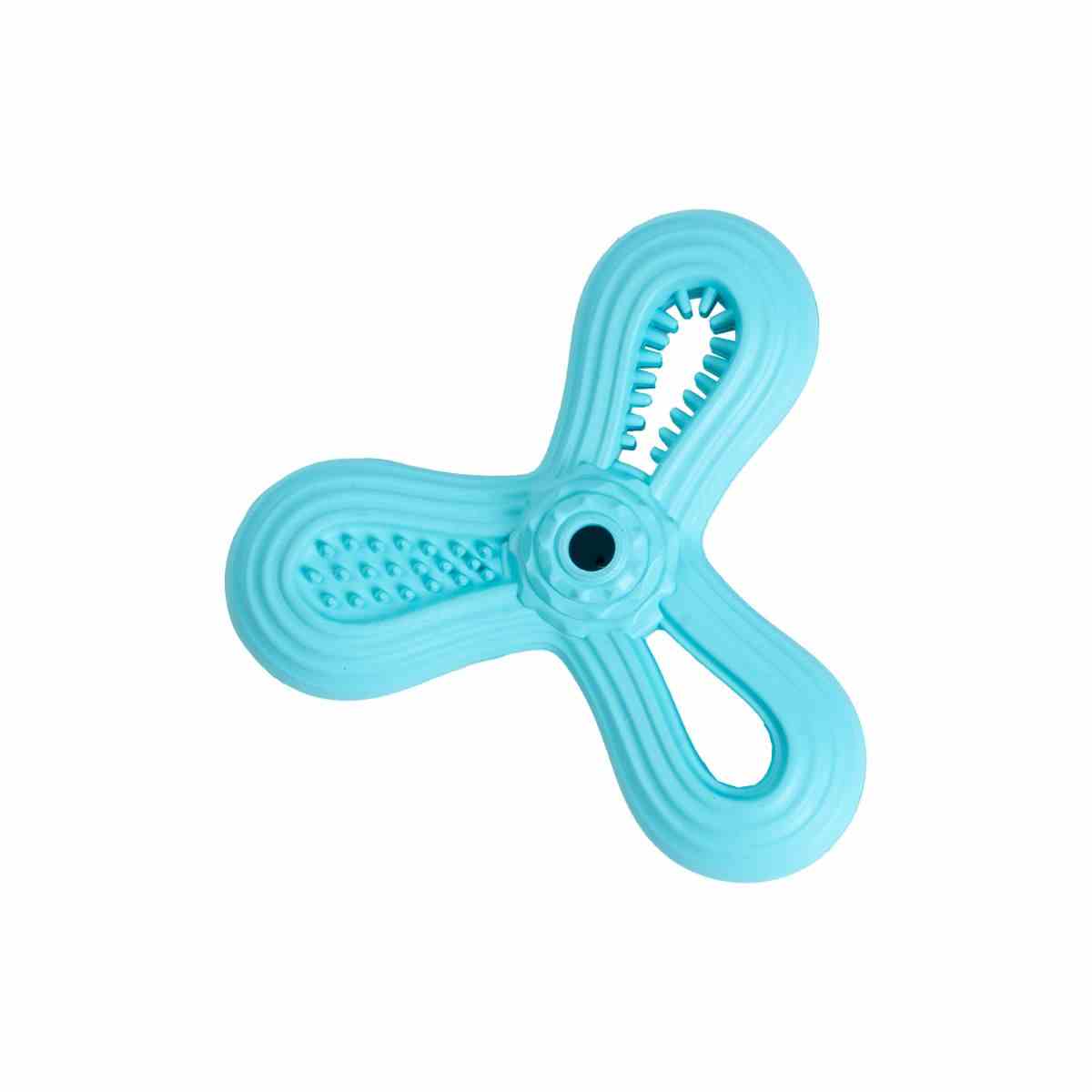 Ezra Play Triangle Dart - Blue Rubber Toy