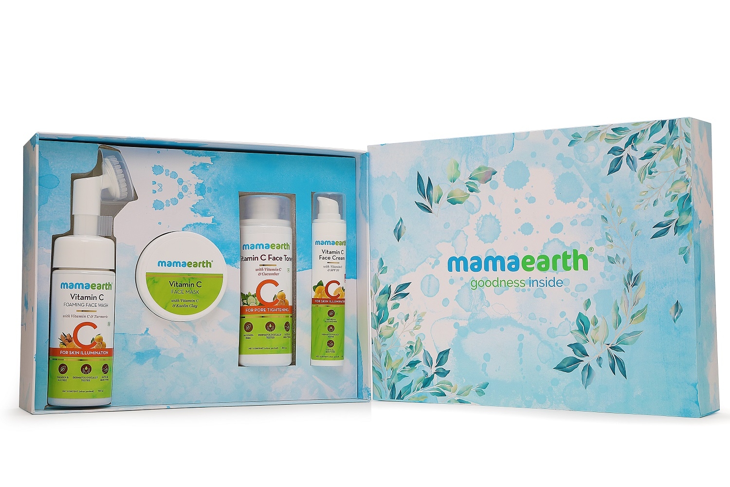 Mamaearth | Mamaearth Vitamin C Glow Kit with UXR Sensual Lavender Body Wash 200ml & UXR Sensual Lavender Shower Gel 200ml 3
