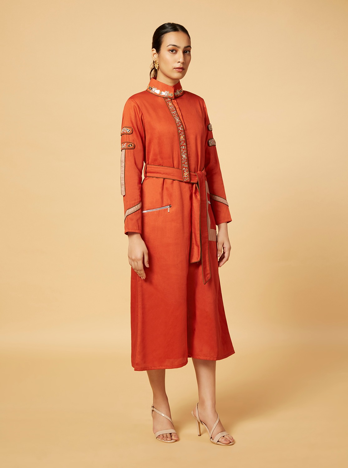 Orange Powerlook Dress