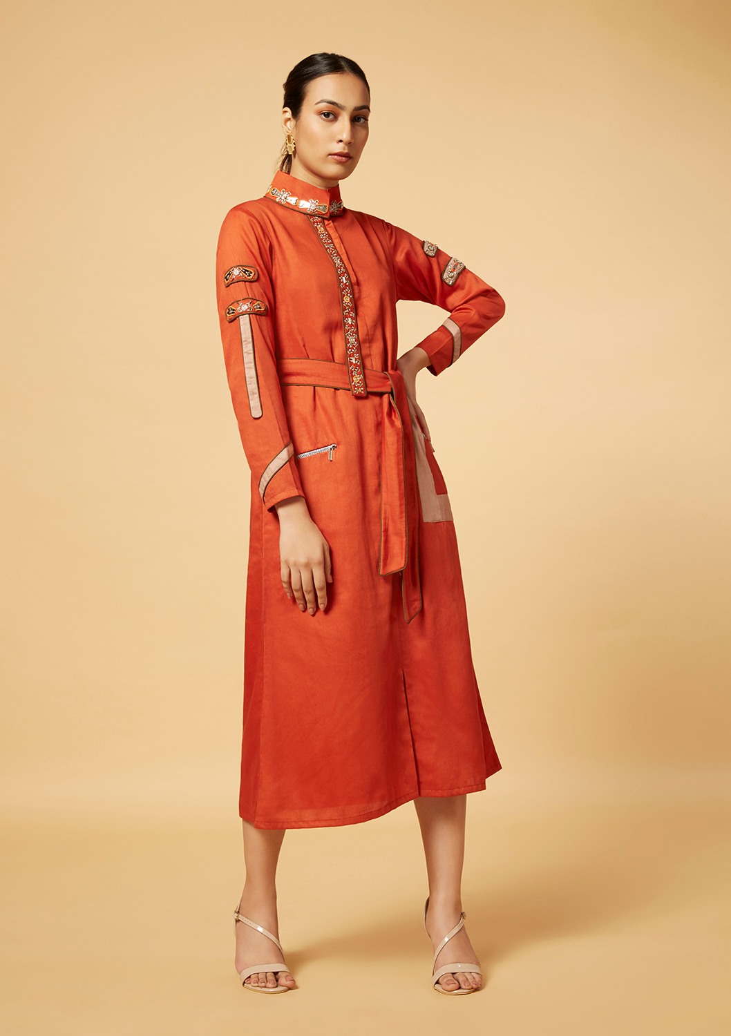 Orange Powerlook Dress