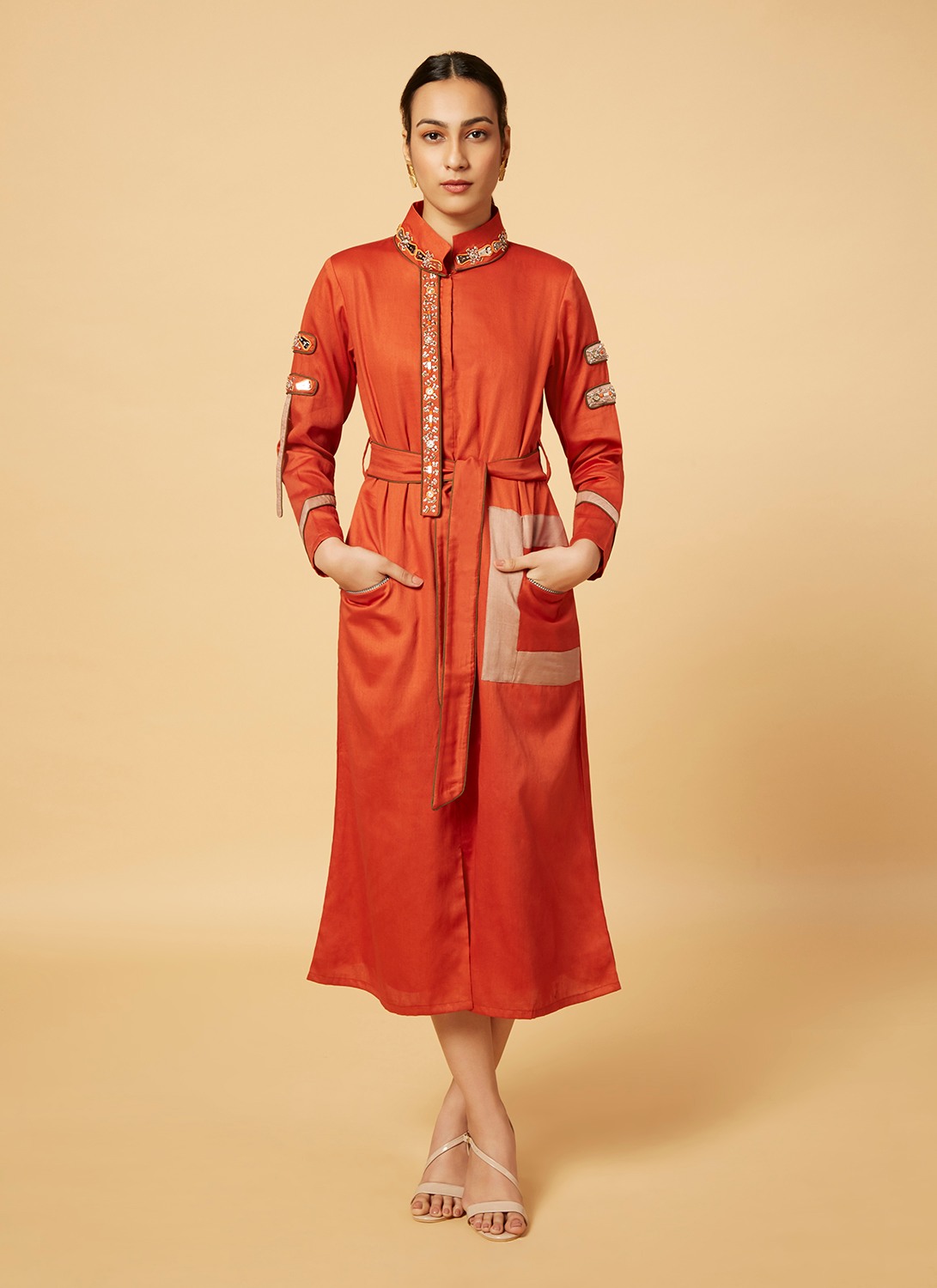 Orange Powerlook Dress
