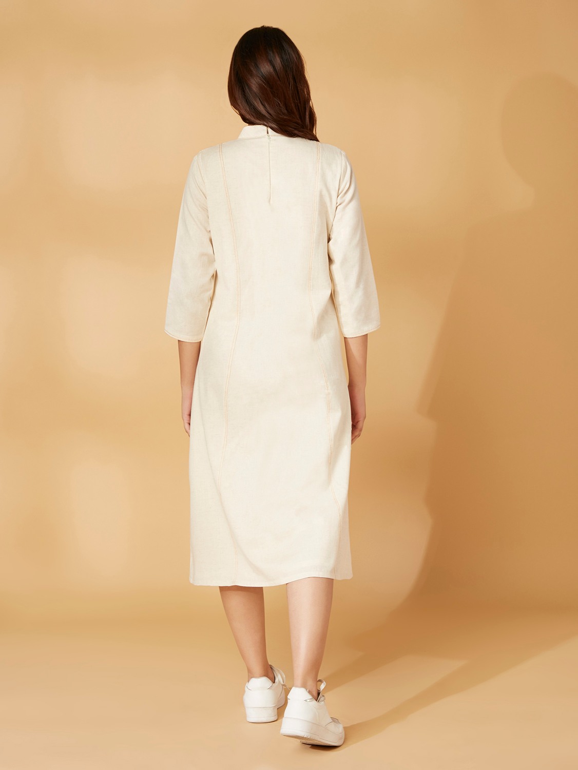 Texture panel dress