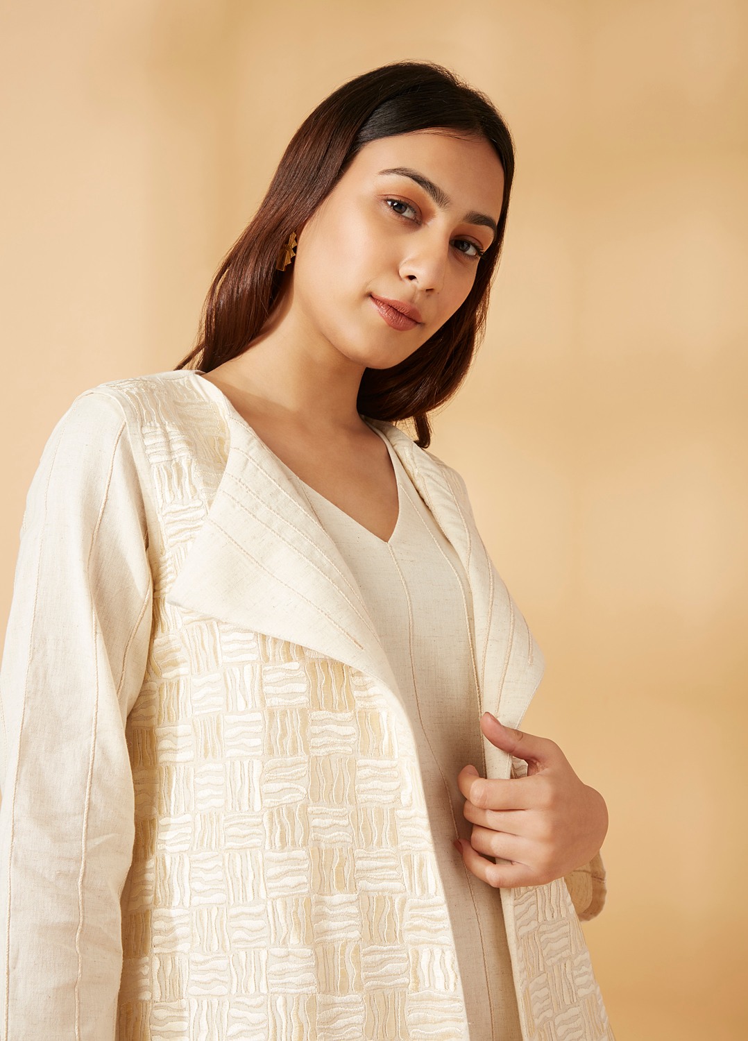 Layered dress with jacket