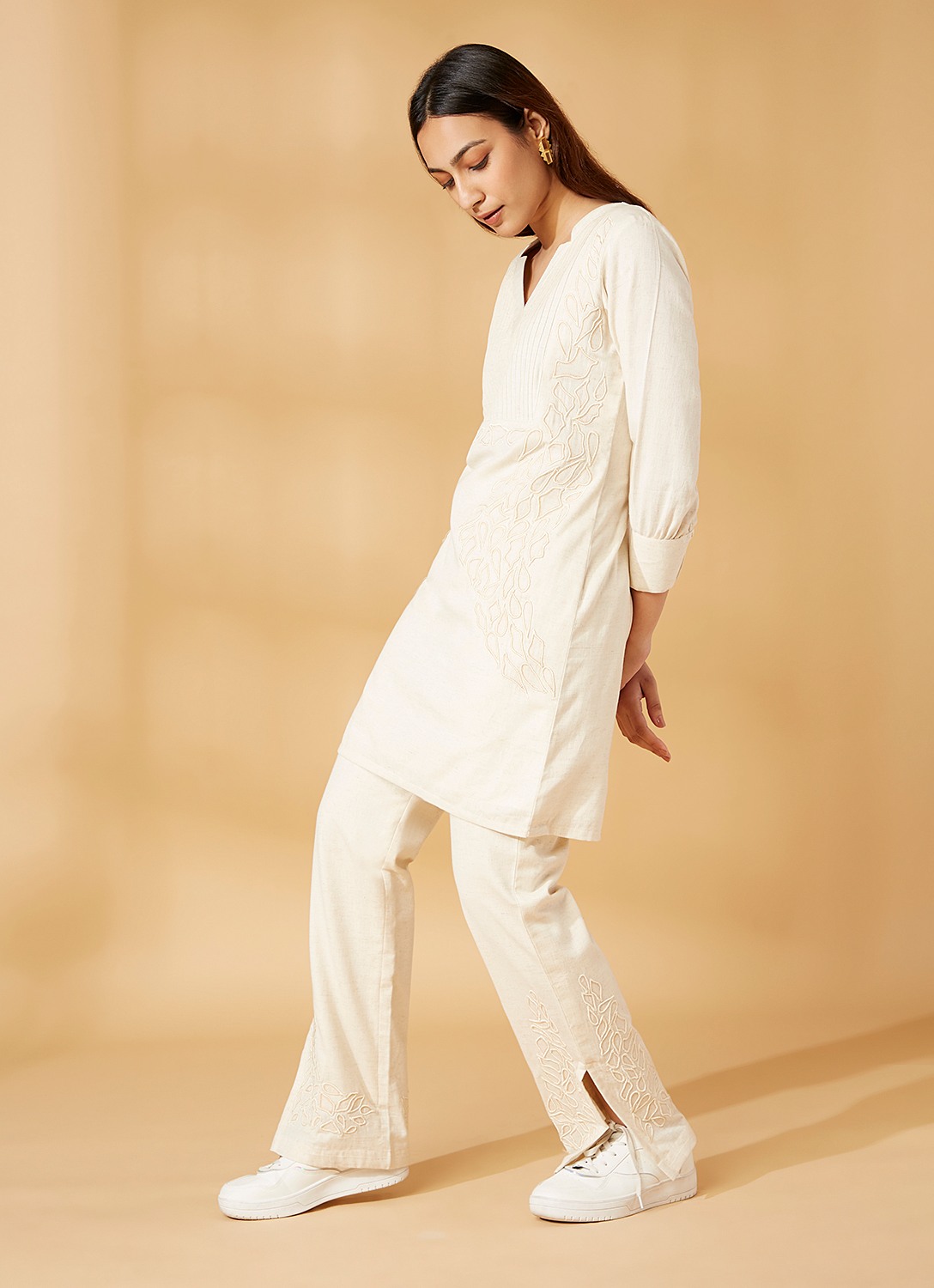 Textured tunic set