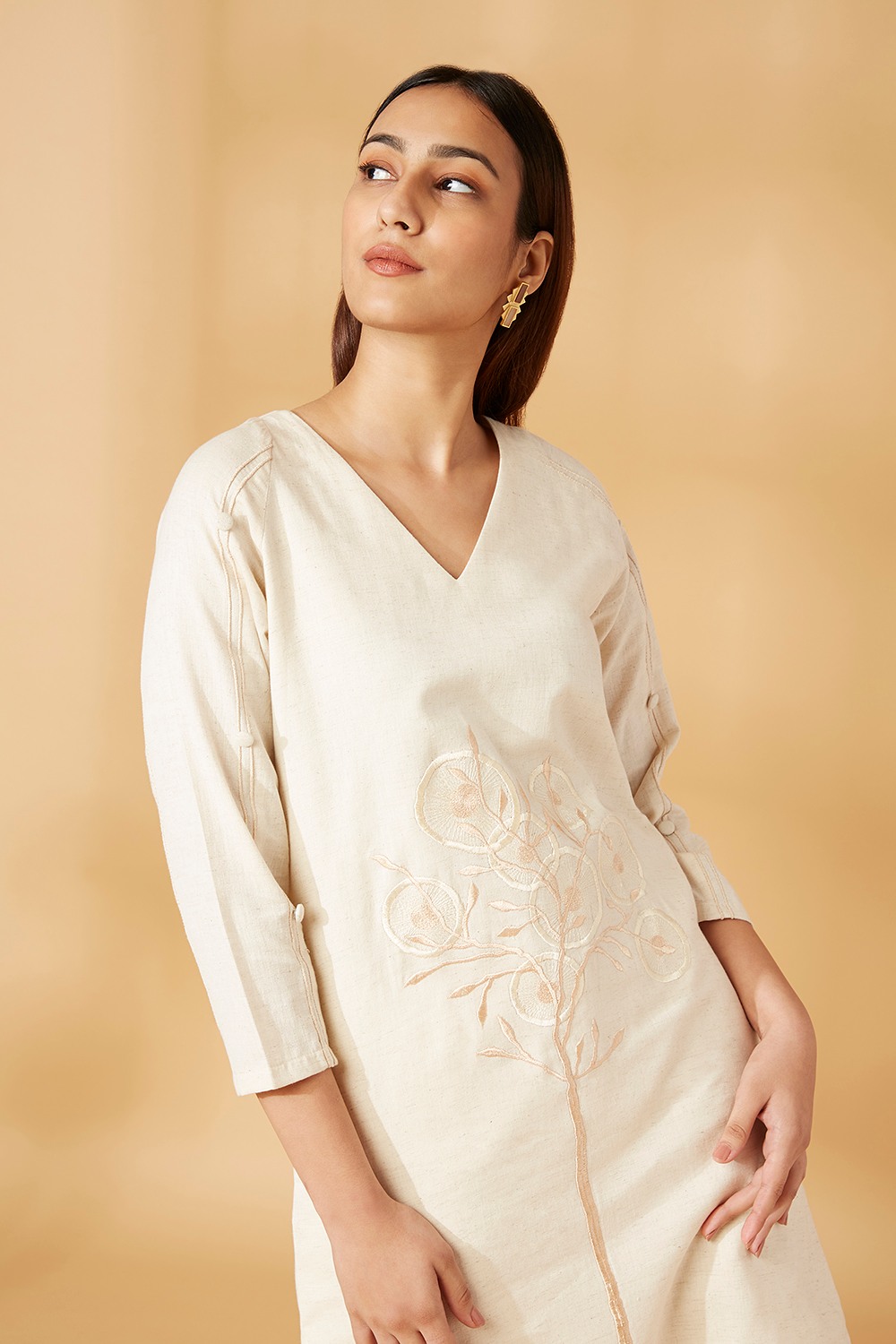 Embroidered tunic set