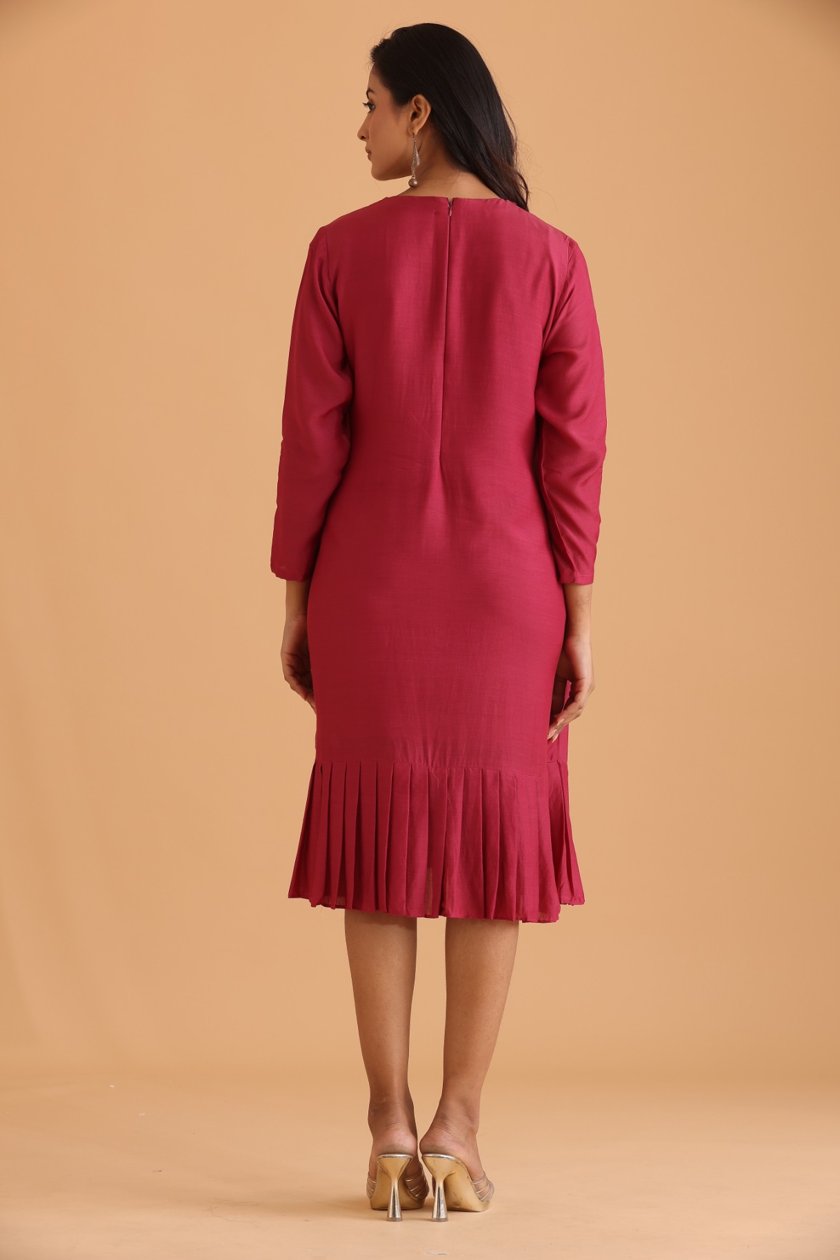 Tiered Dress with embroidery