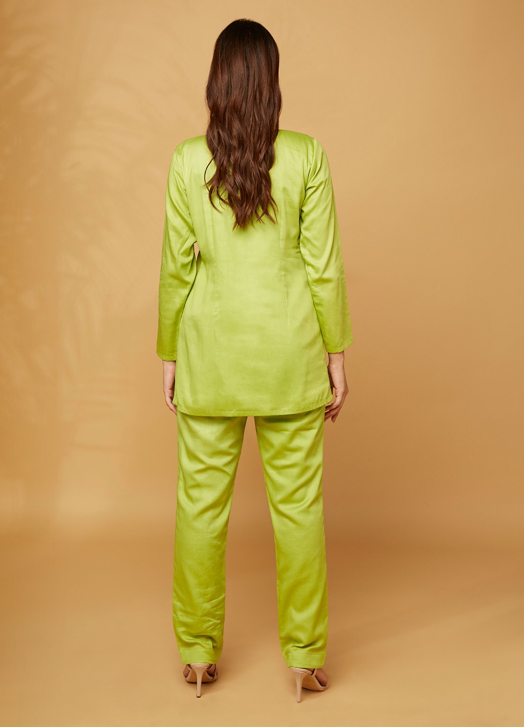 Cross front leaf co-ord set