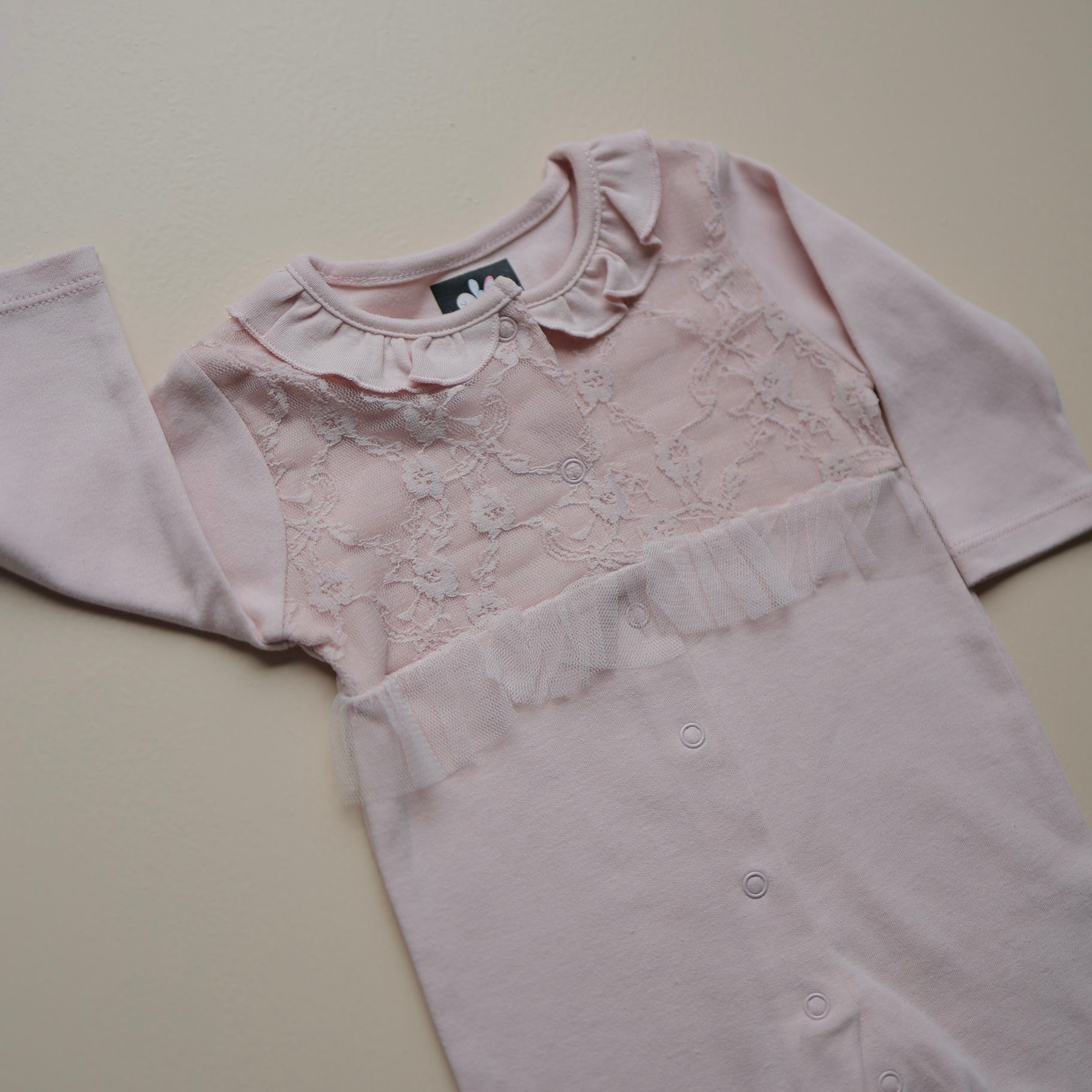 Blossom Lace Baby Romper