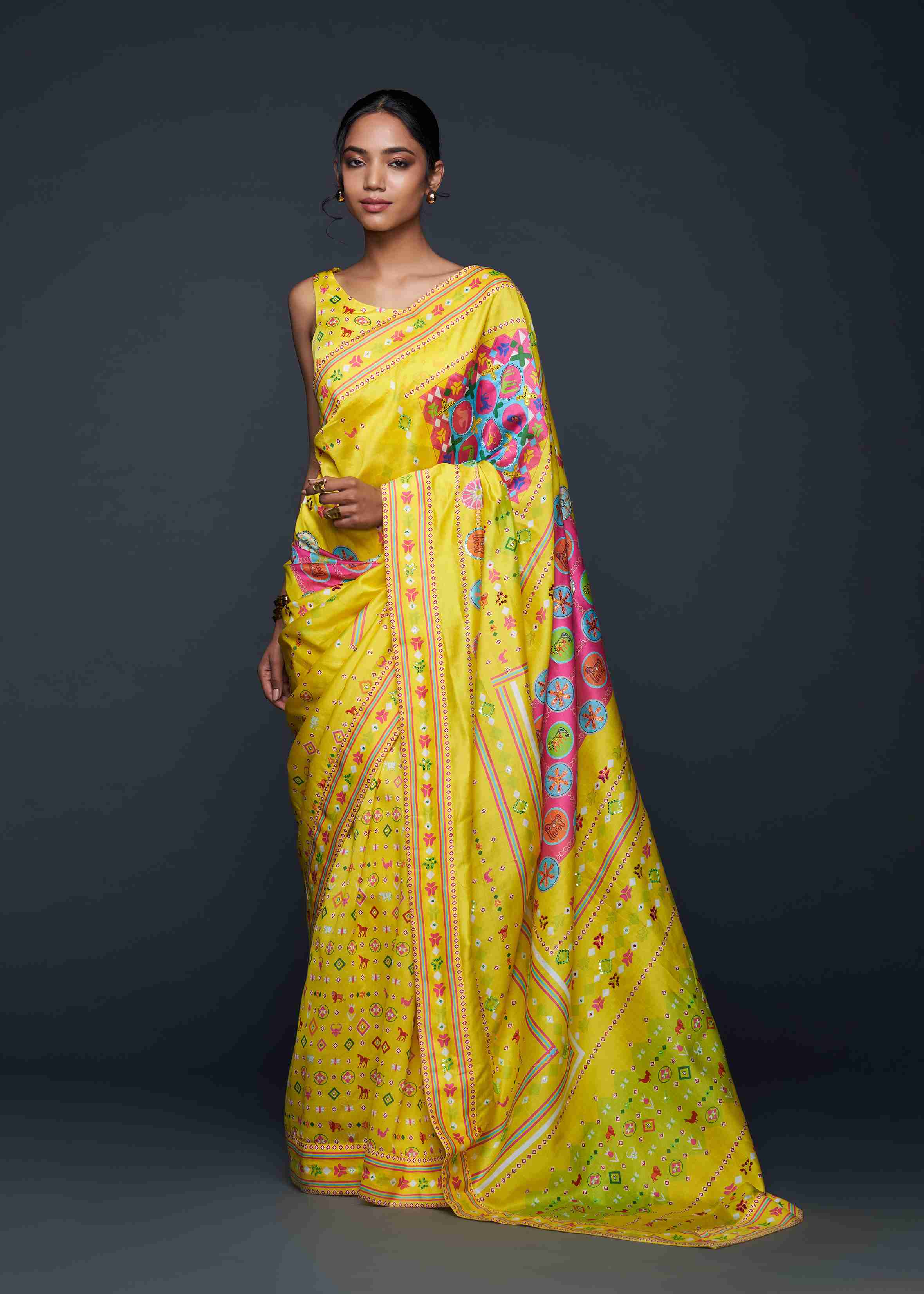 Yellow Saree