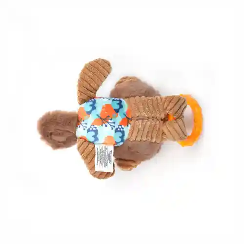 Barkbutler Fofos Puppy Monkey Toy for Dogs, 18 X 13 CM