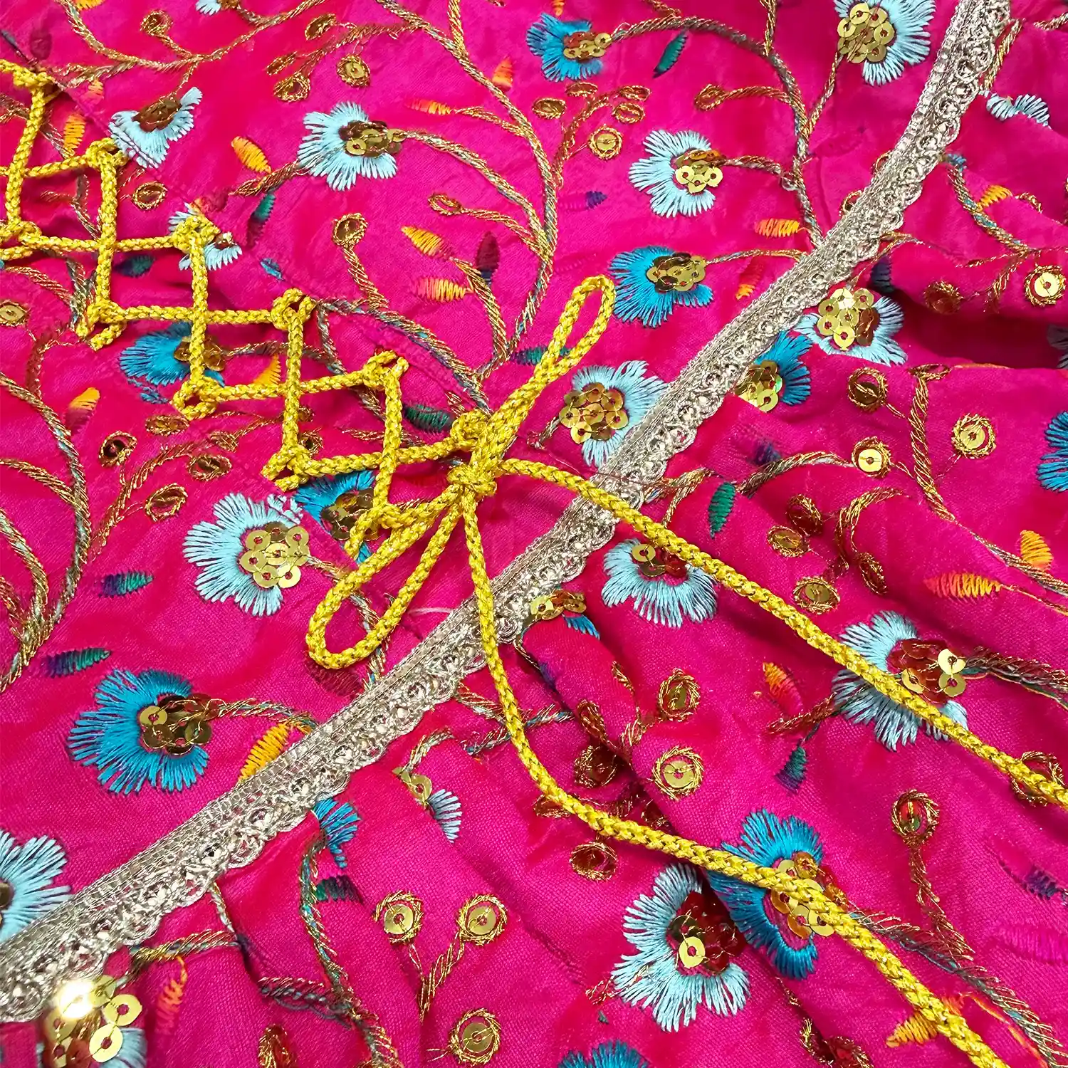 PawsIndia Traditional Rose Pink Princess Dress for Cats