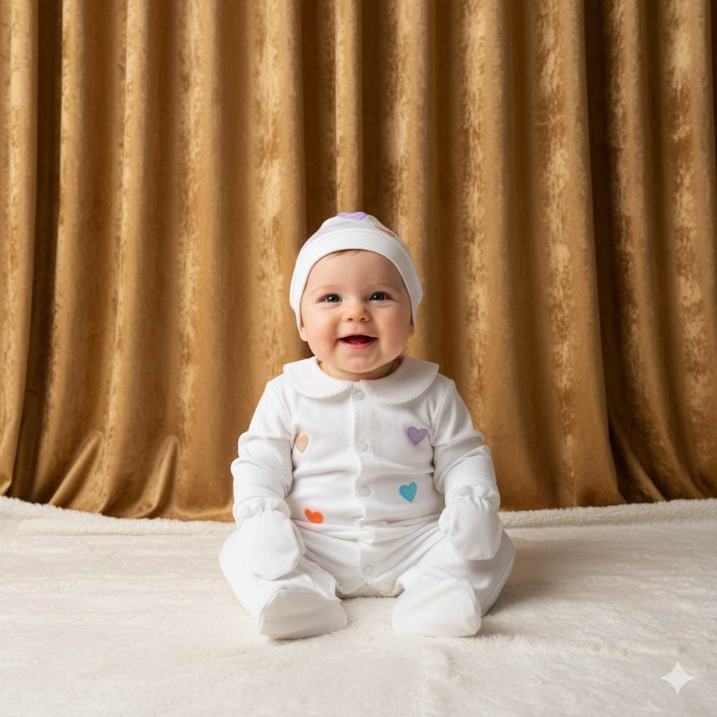 SnowDrop Love Romper Set