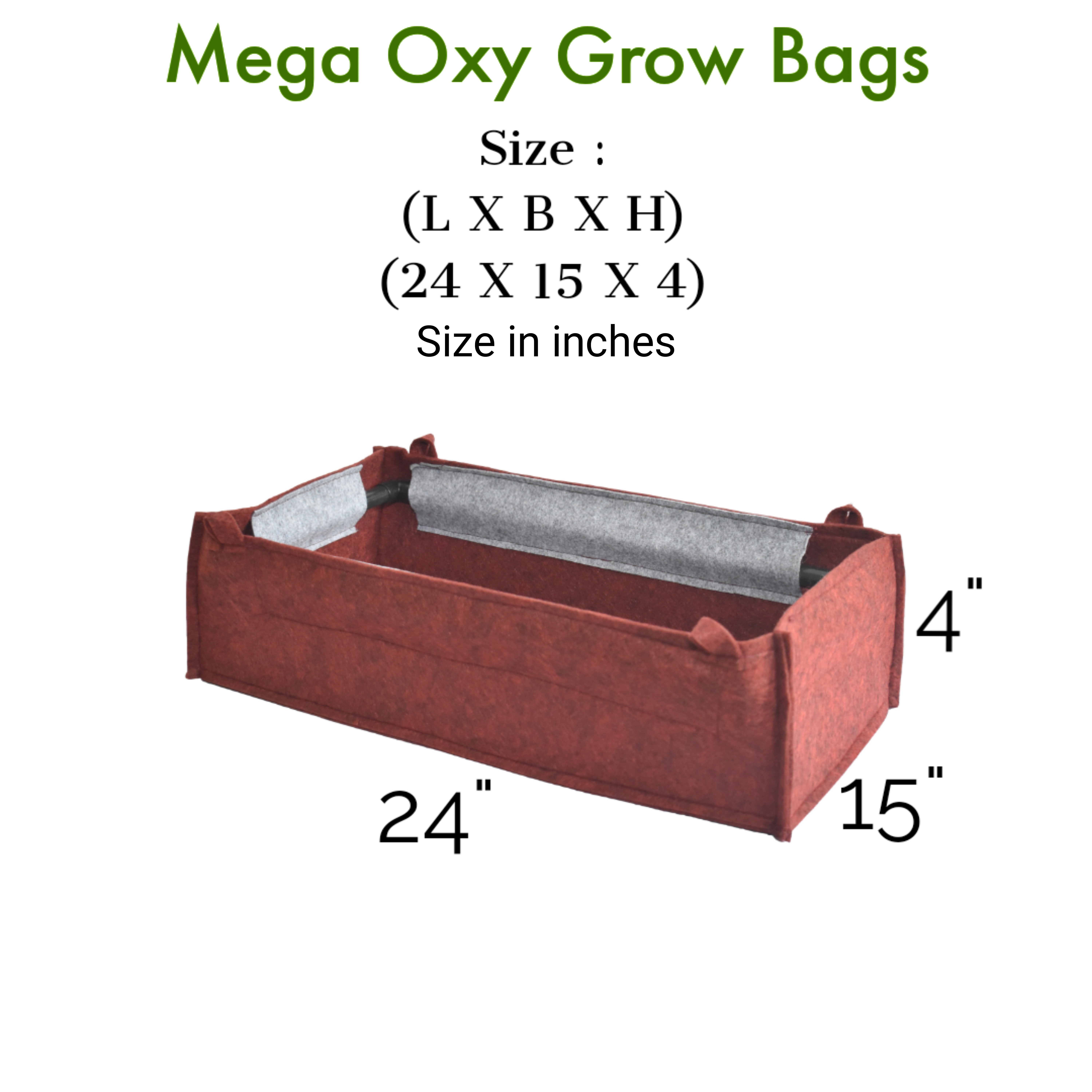 Buy Trustbasket Green HDPE Rectangle Grow Bag (5) Online at Best Prices in  India - JioMart.