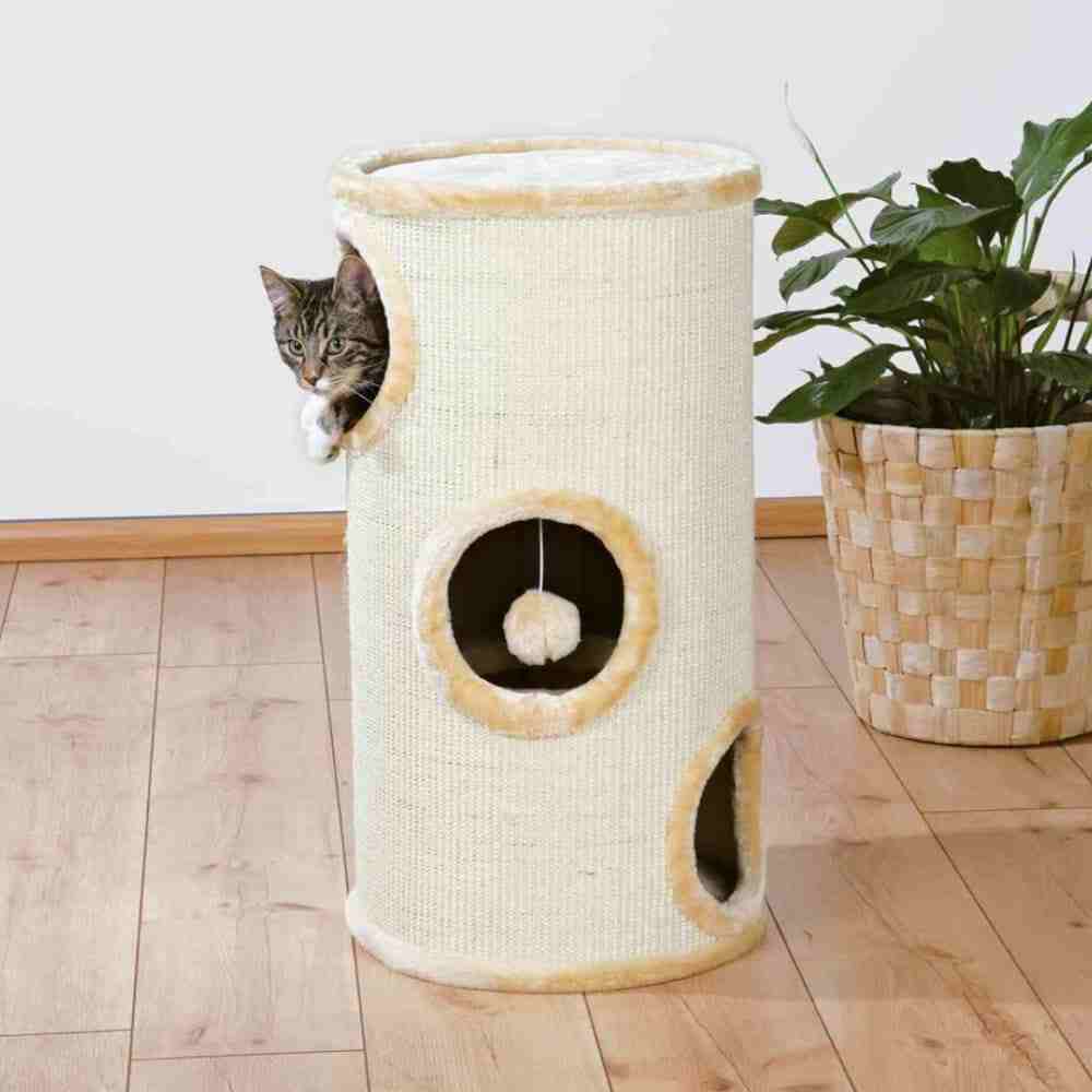 Trixie Samuel 3 Storey Tower for Cats (70cm, Beige)