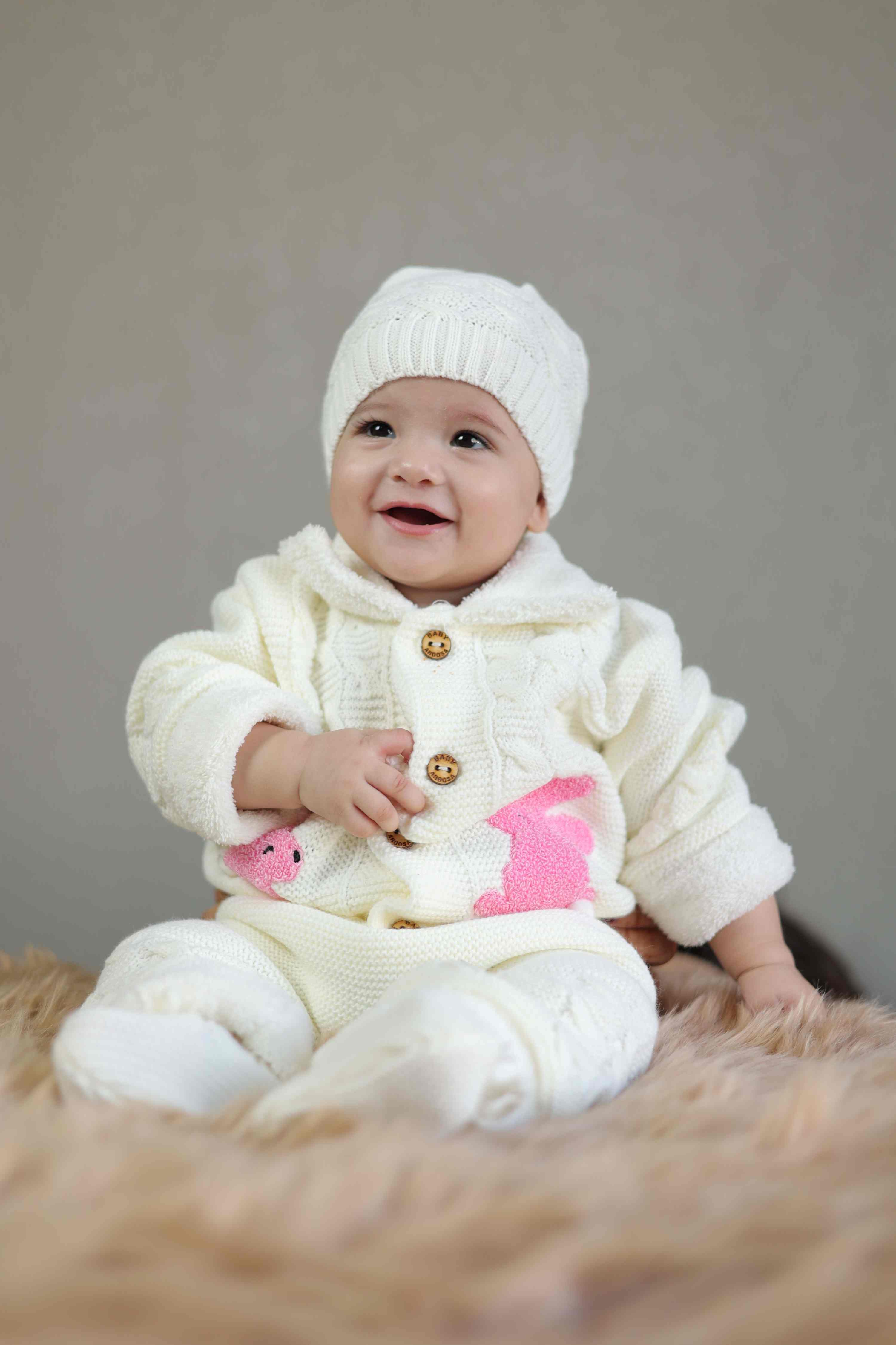 Bunny Blossom Woolen Baby Set