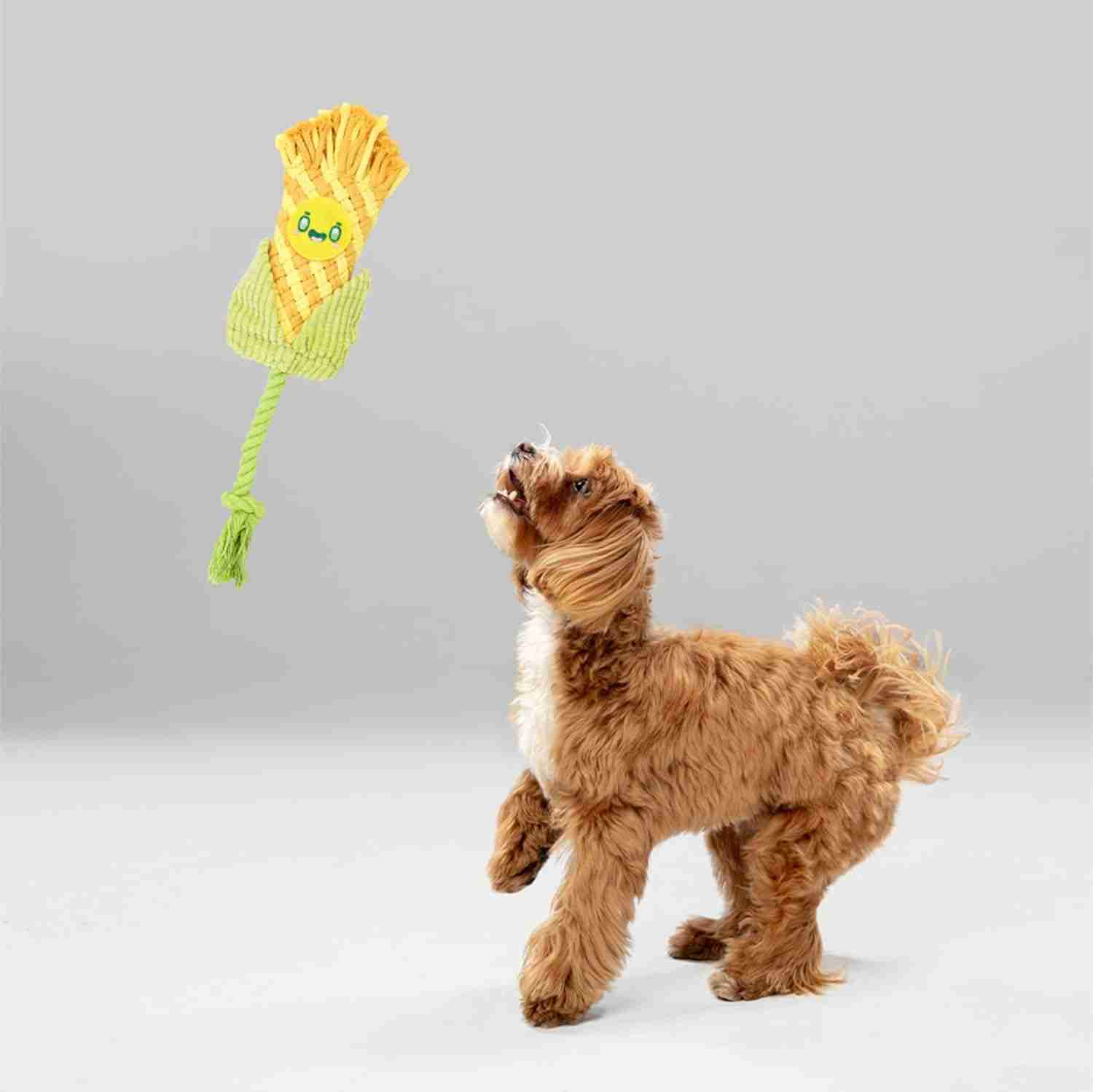 Barkbutler Fofos Puppy Dental Toy Corn for Dogs