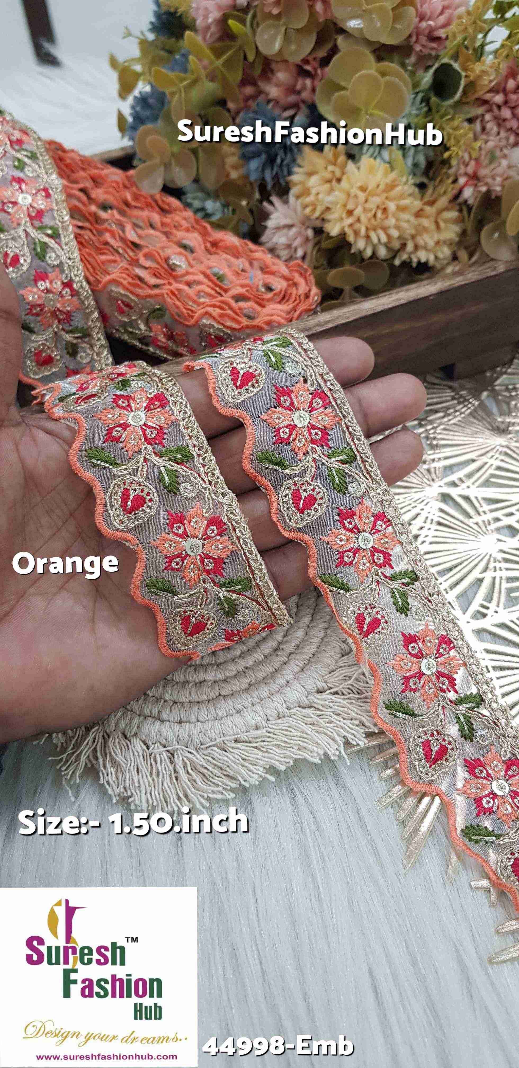 Orange Blossom Organza Lace