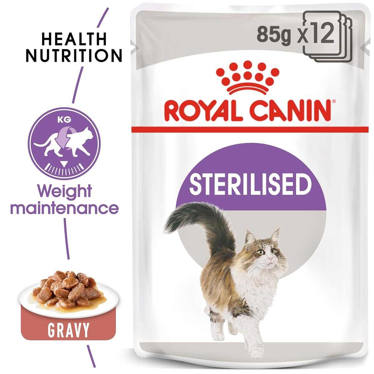 Royal Canin Sterilised Gravy Adult Cat Wet Food - 85 g