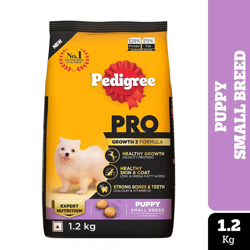Pedigree PRO Expert Nutrition Small Breed Puppy (2 to 9 Months) Dry Food 1.2kg