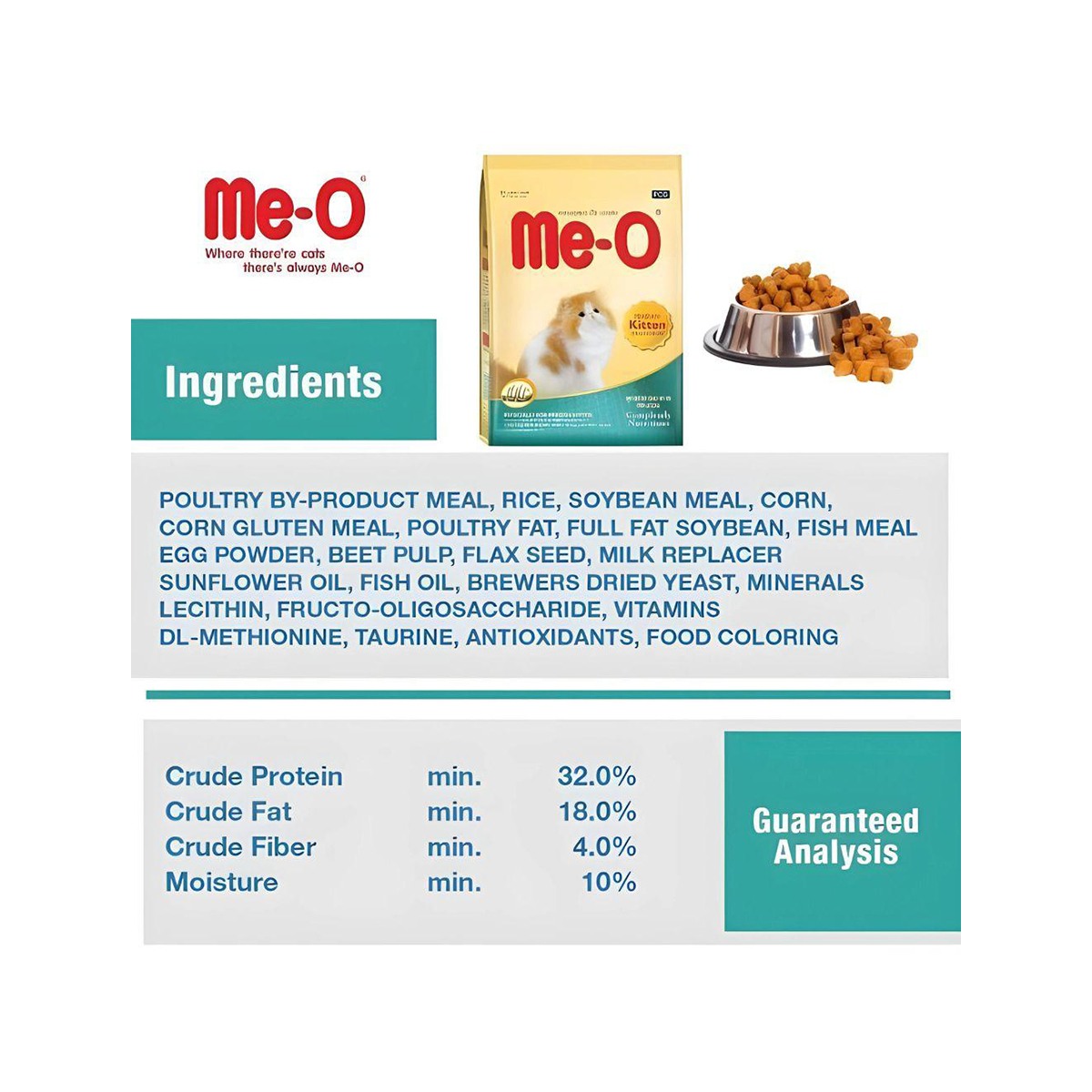 Me O Persian Kitten Dry Cat Food
