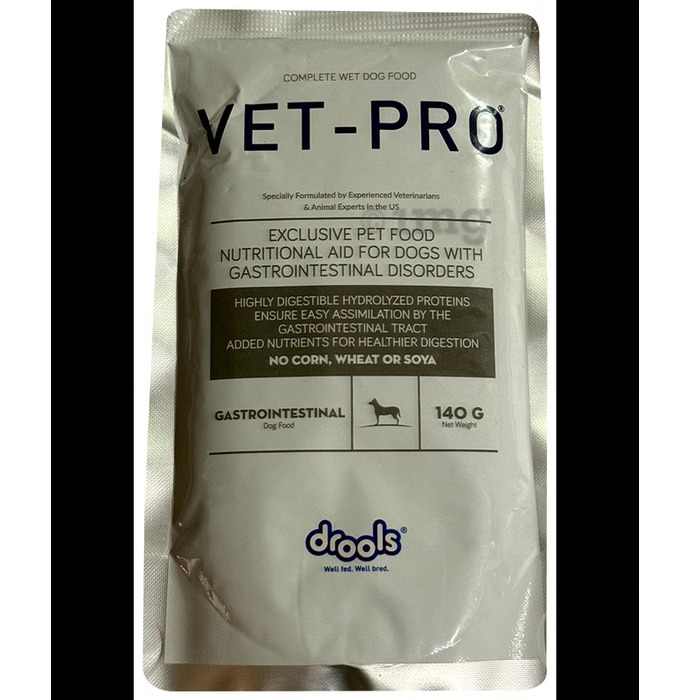 Drools Vet-Pro Gastrointestinal Pet Food for Dog, 140g