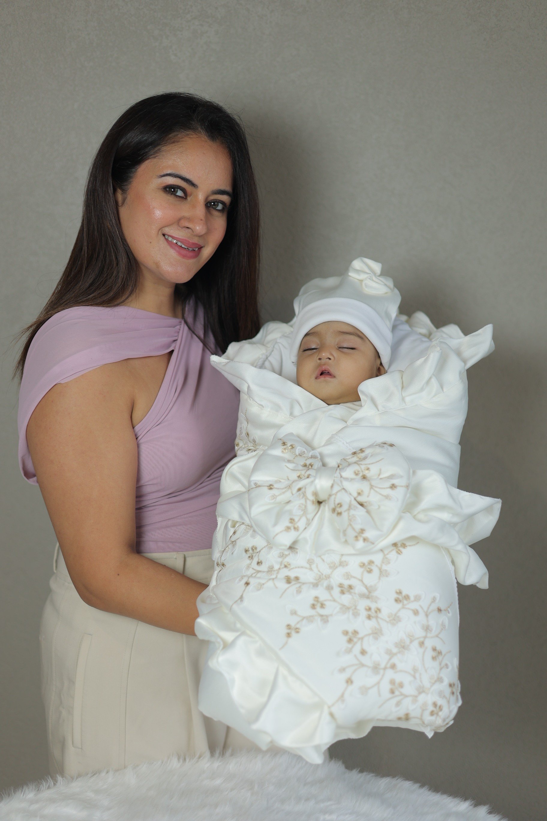 Snow Petal Drape Set