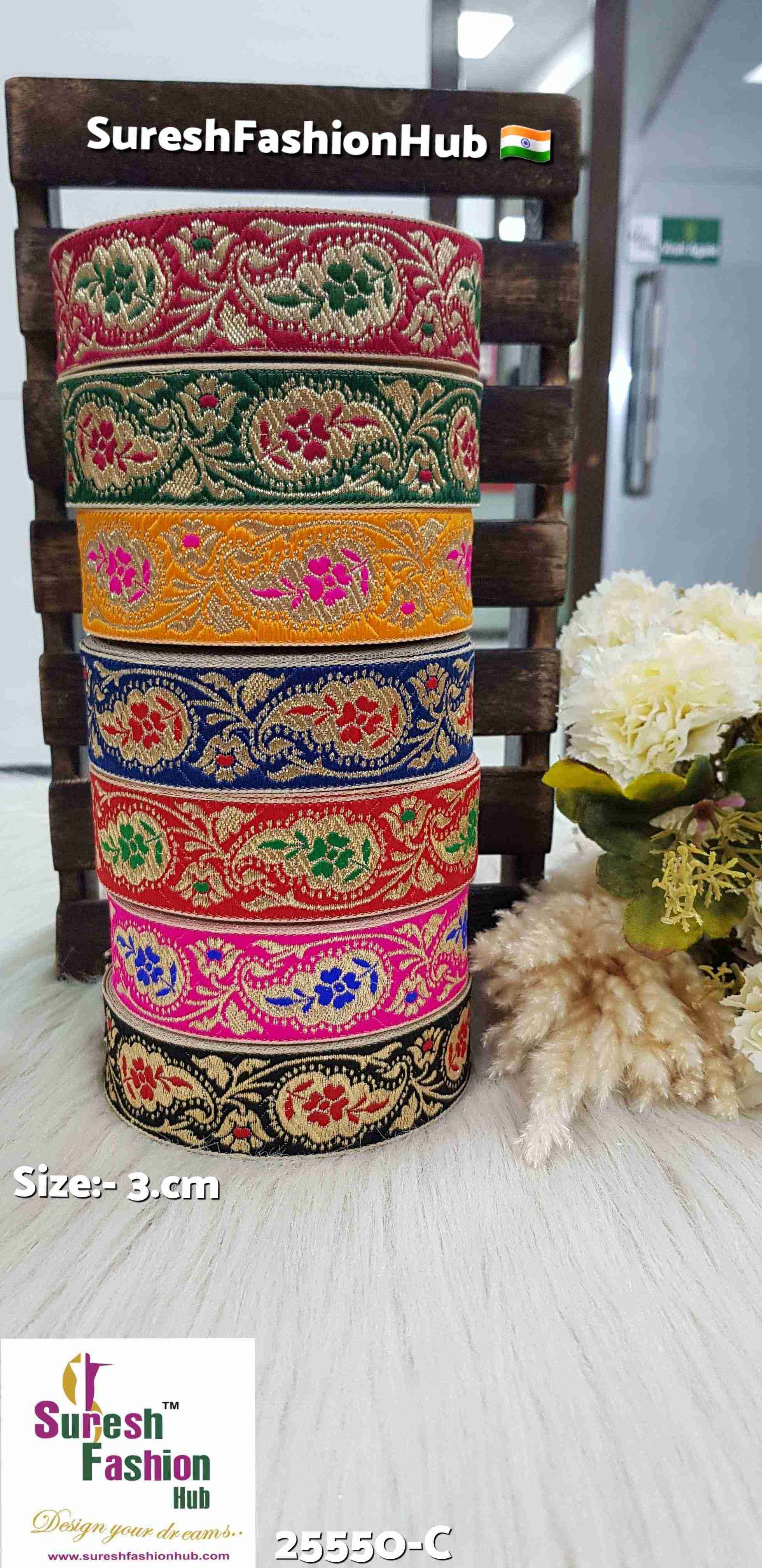 Maroon & Bottle Green Keri Floral Banarasi Lace