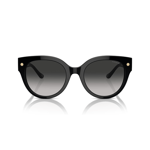 Coach Black Acetate Women Sunglass