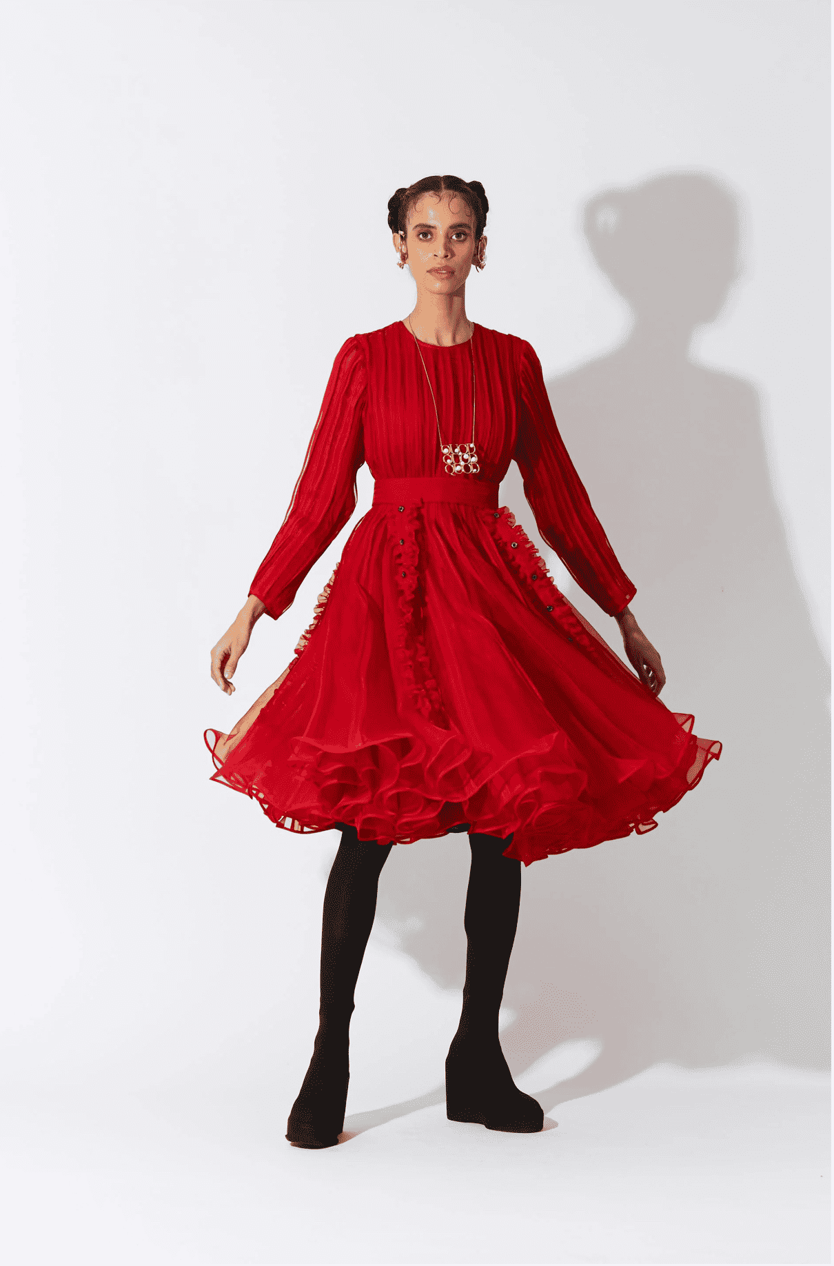 Bottlebrush Organza Dress