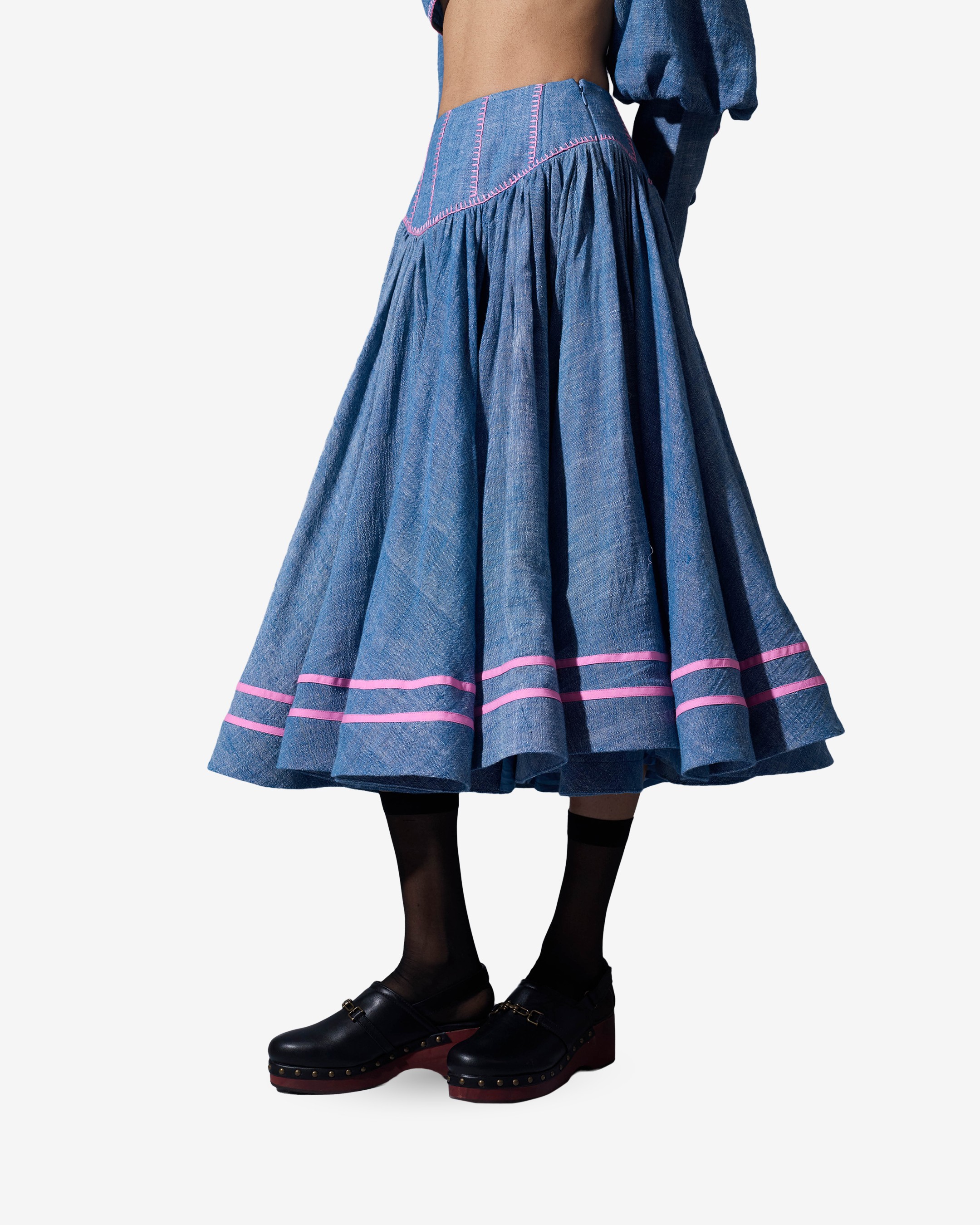 Slip Skirt in Linen