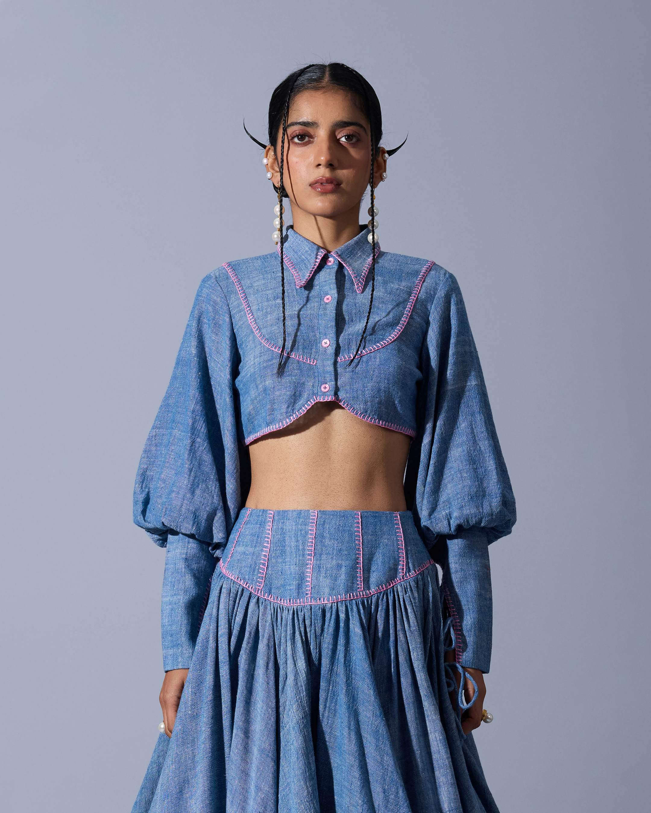 Mini Climber Top in Linen