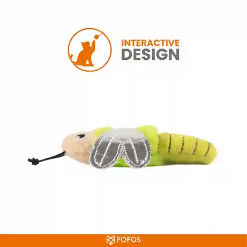 Barkbutler Fofos Dragonfly Catnip Toy for Cats