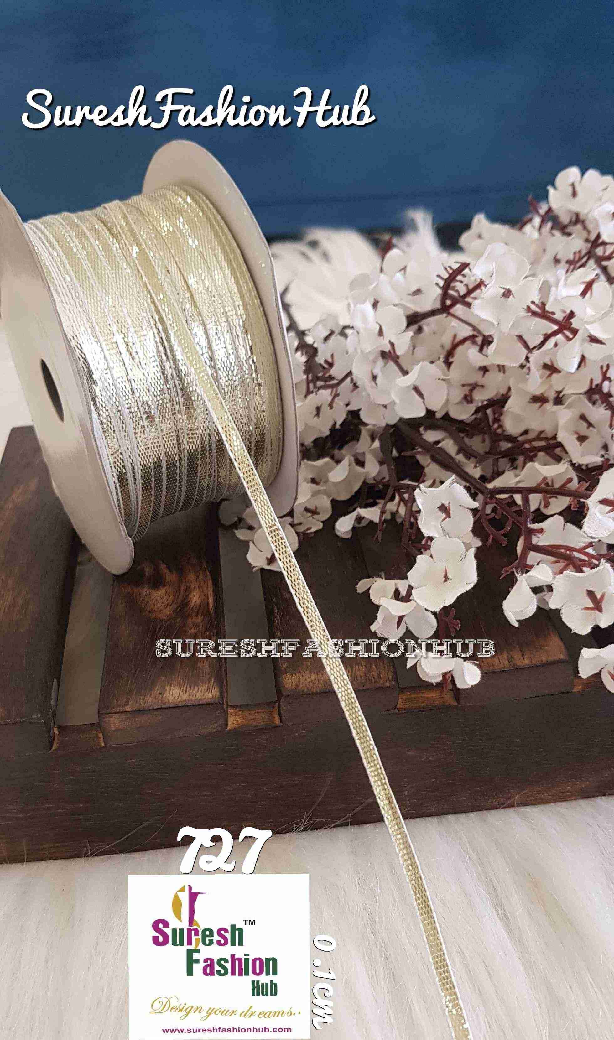 Thin Light Gold Gota Patti Trim