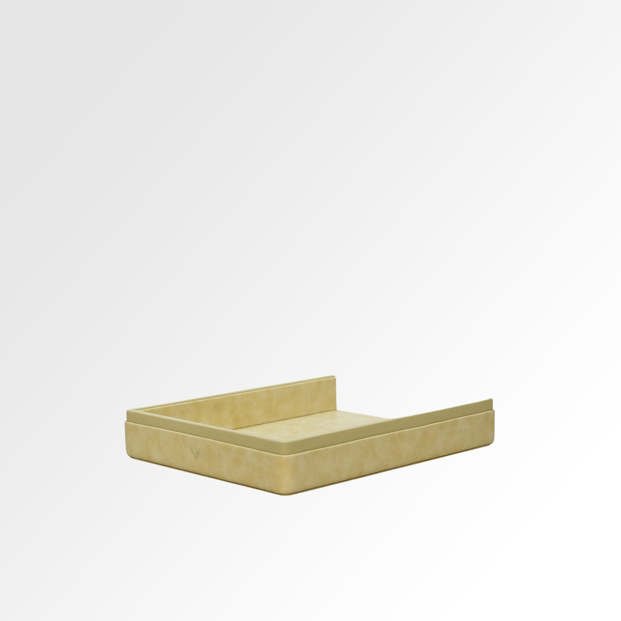 A4 Paper Tray / Letter Tray | Faux Leather | Moderno | Cream