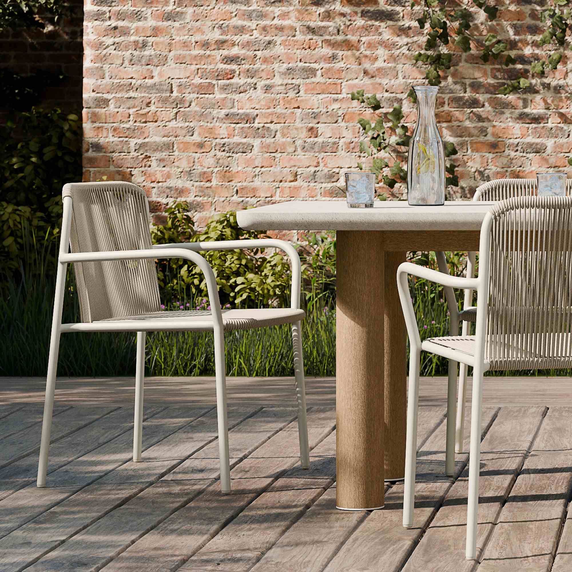 west elm | Oceana Outdoor Dining Arm Chair (Set of 2)