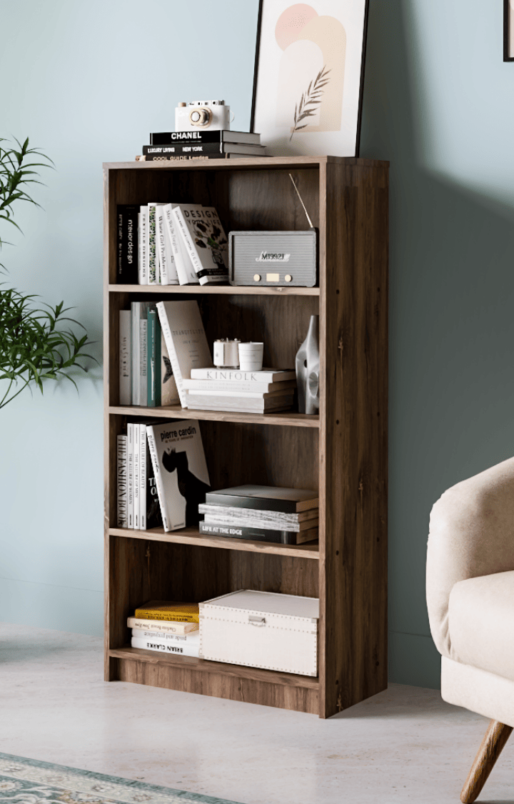 Hunter Bookshelf - Western Oak Finish