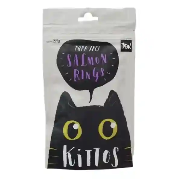 Kittos Salmon Rings Cat Treat - 35g